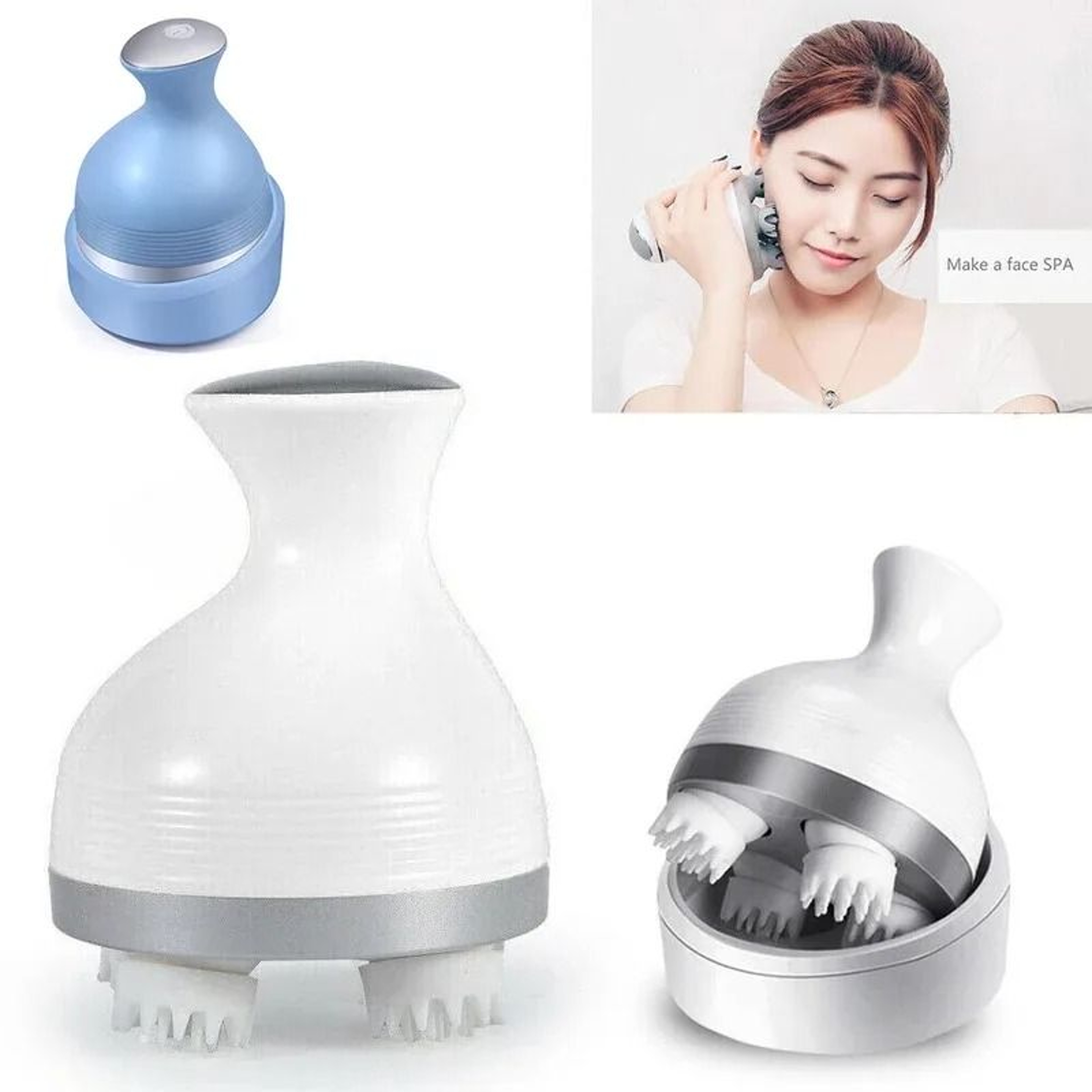 Cordless Electric Scalp Massager Handheld Kneading Head Massager 0