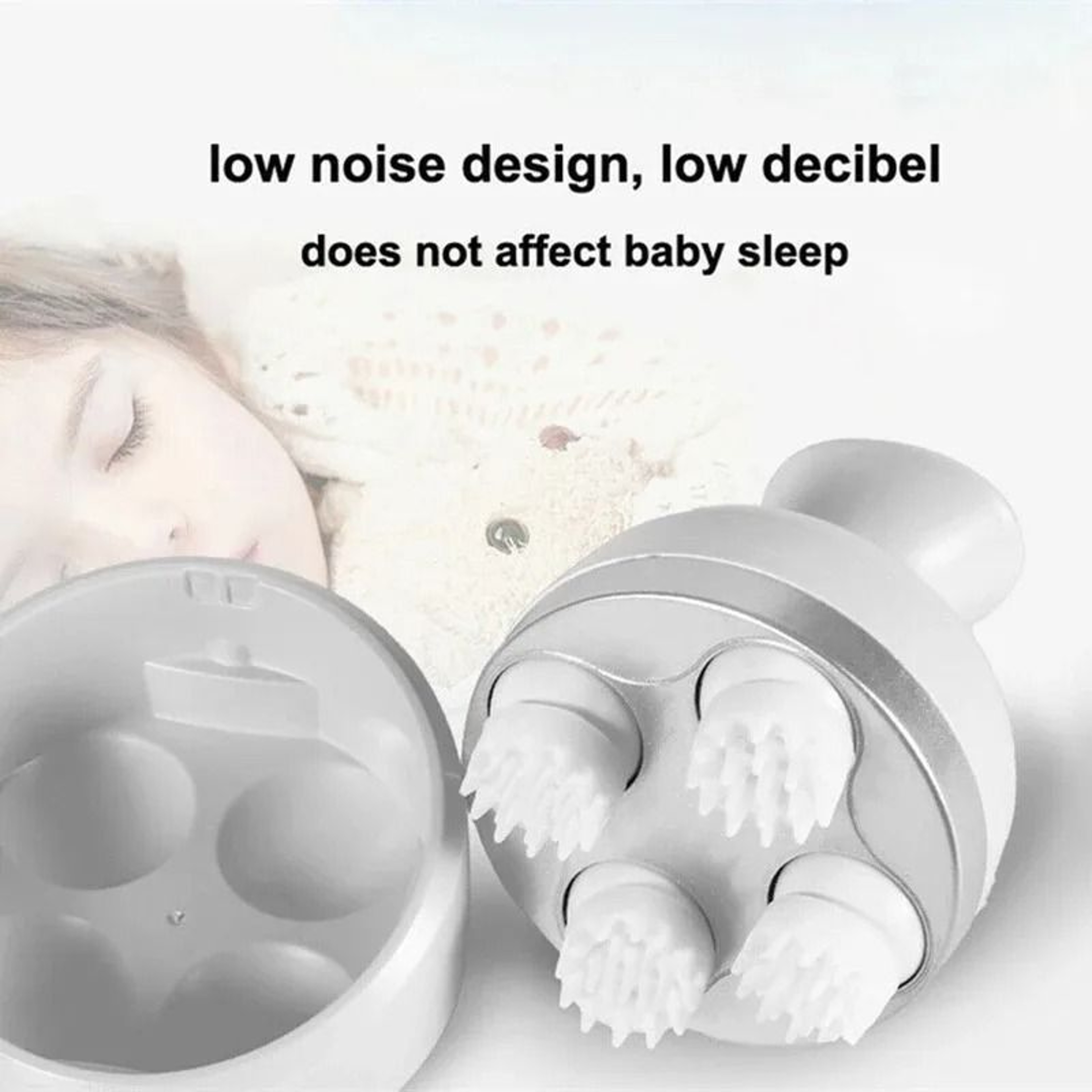 Cordless Electric Scalp Massager Handheld Kneading Head Massager 4