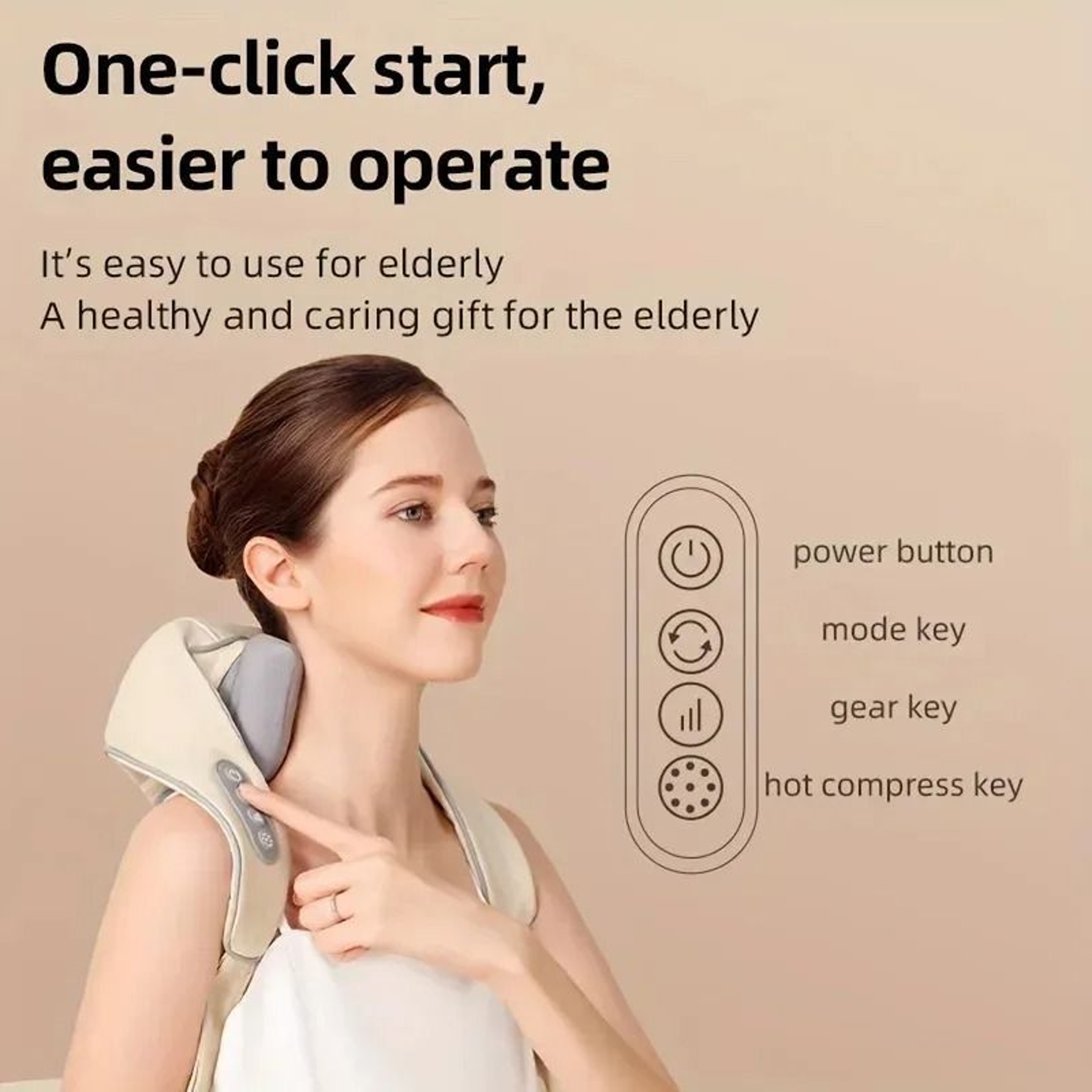 Portable Kneading Neck And Shoulder Massage Shawl 1