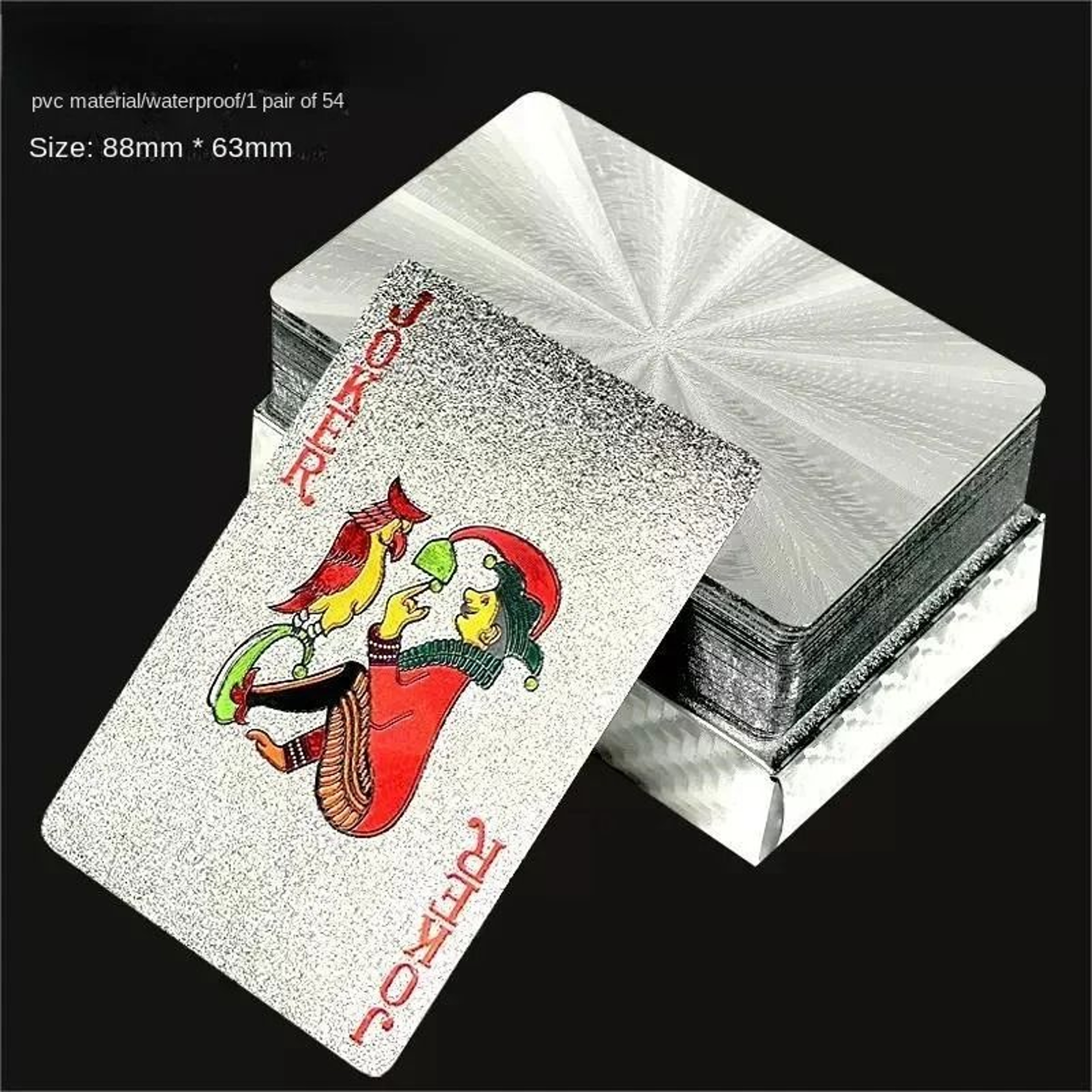 Black Gold Waterproof Playing Cards Poker Set 13