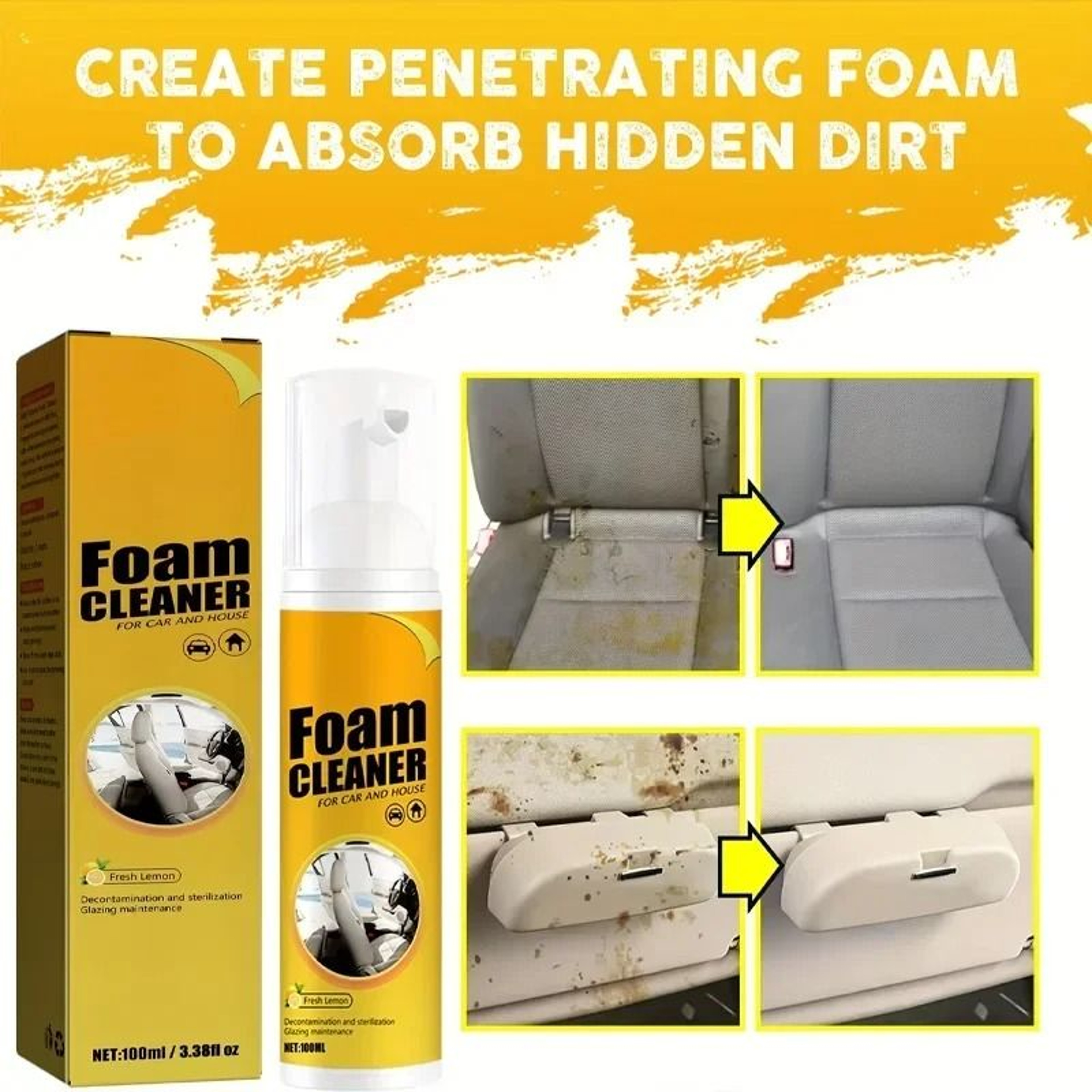 Deep Clean Multi Surface Automobile Foam Rinse 5