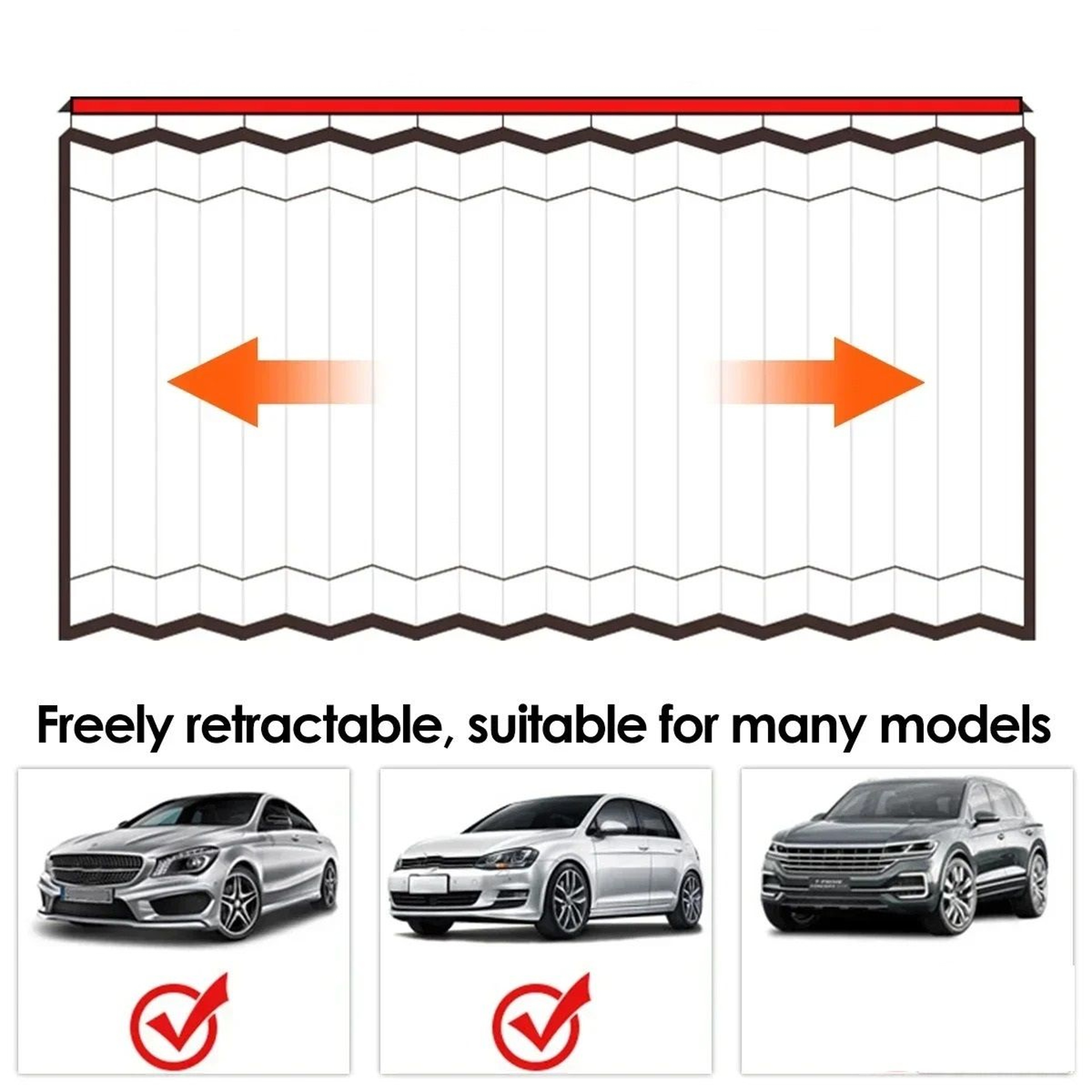 Retractable Smooth Glide Vehicle Privacy Drapes 3