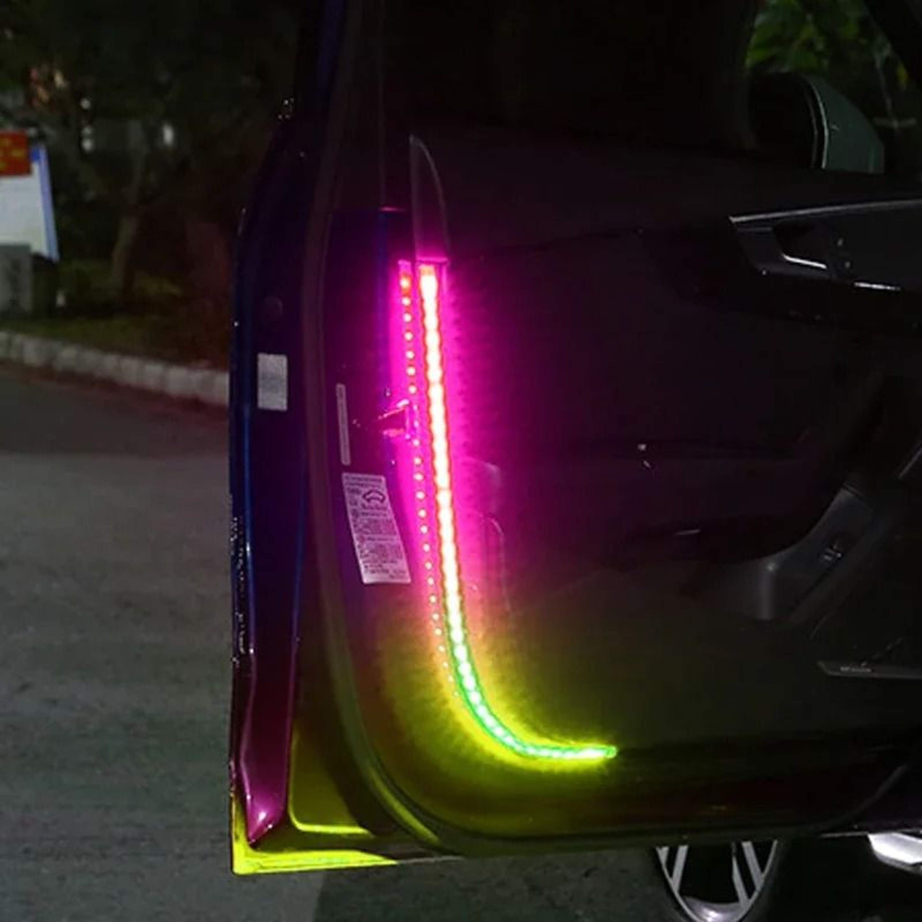 Universal LED Car Door Warning Light Strip 2362 In Anti Collision Safety Light 5