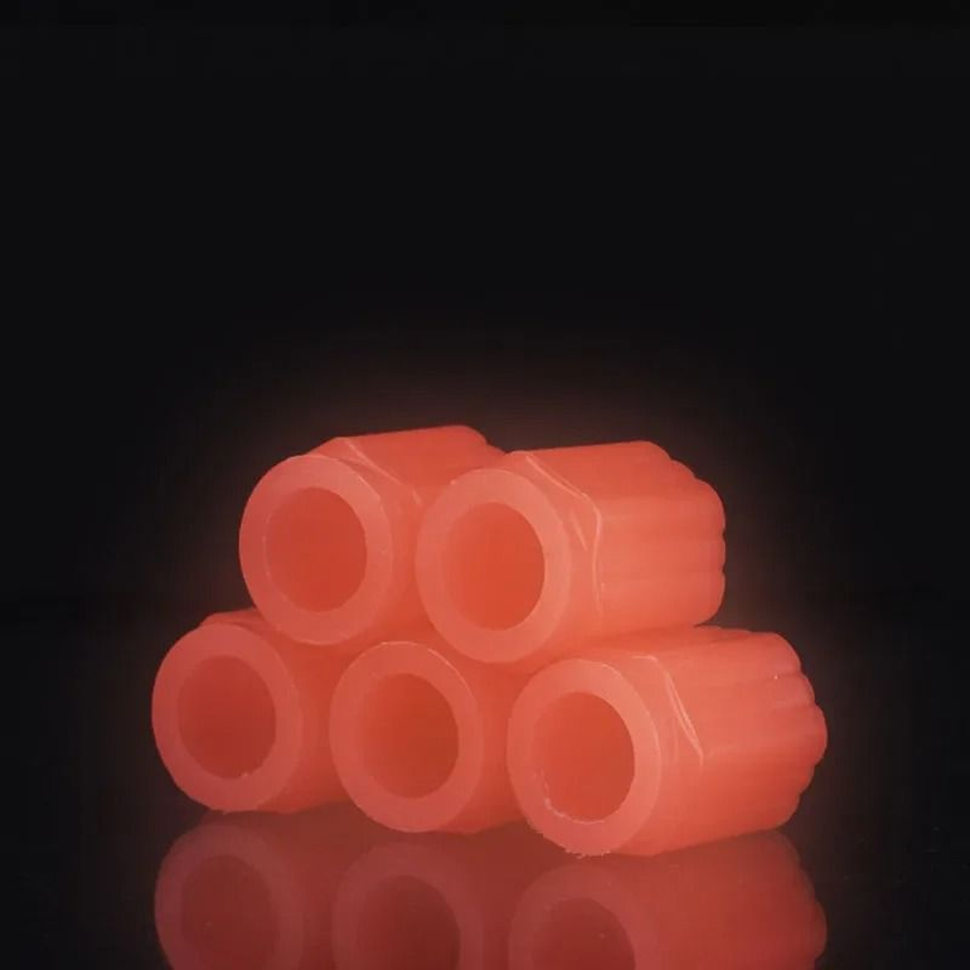 Glow In The Dark Hexagonal Tire Valve Stem Caps For Cars Motorcycles And Bicycles 9