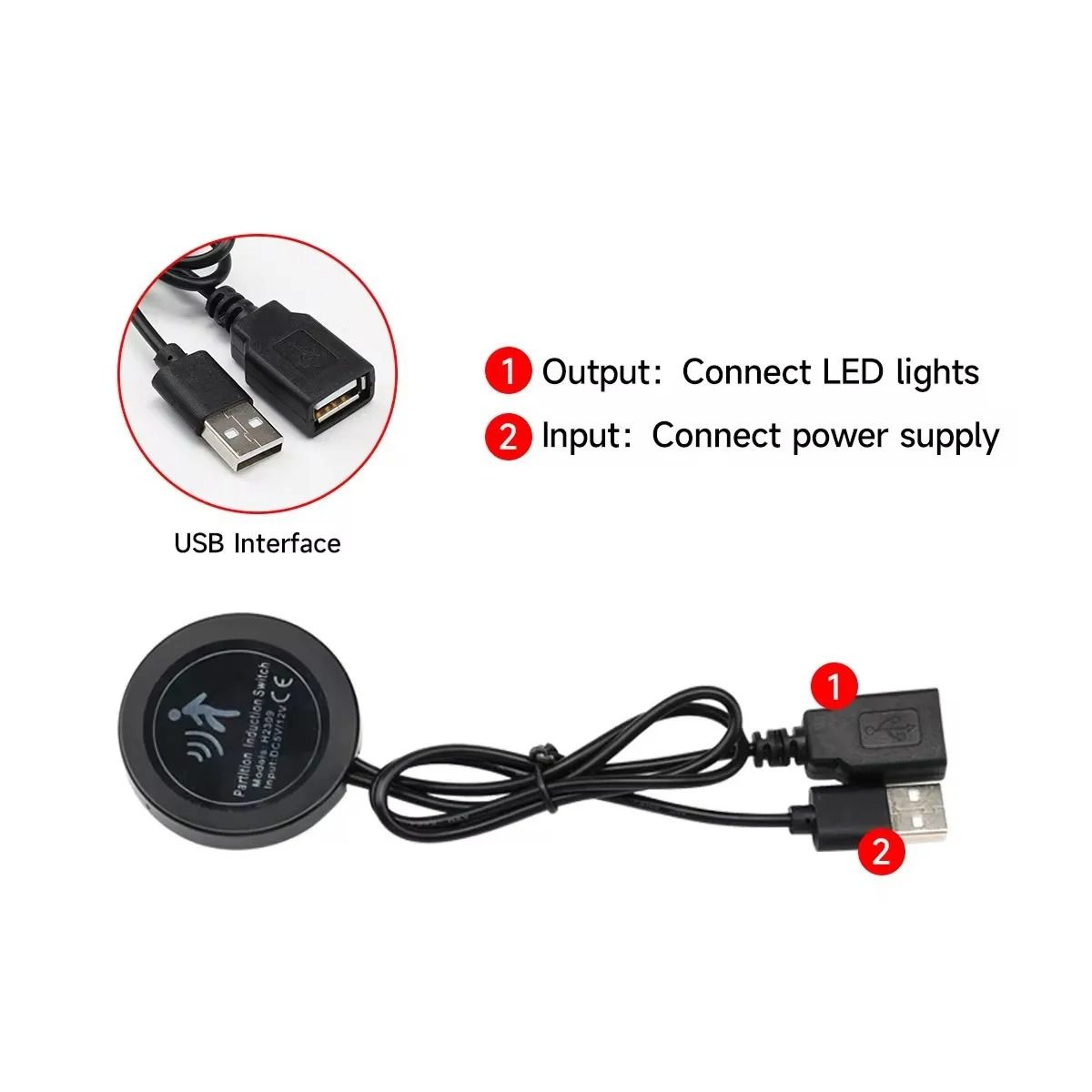 Tesla Dashboard Ambient Light USB Power Module With Auto Shut Off 6