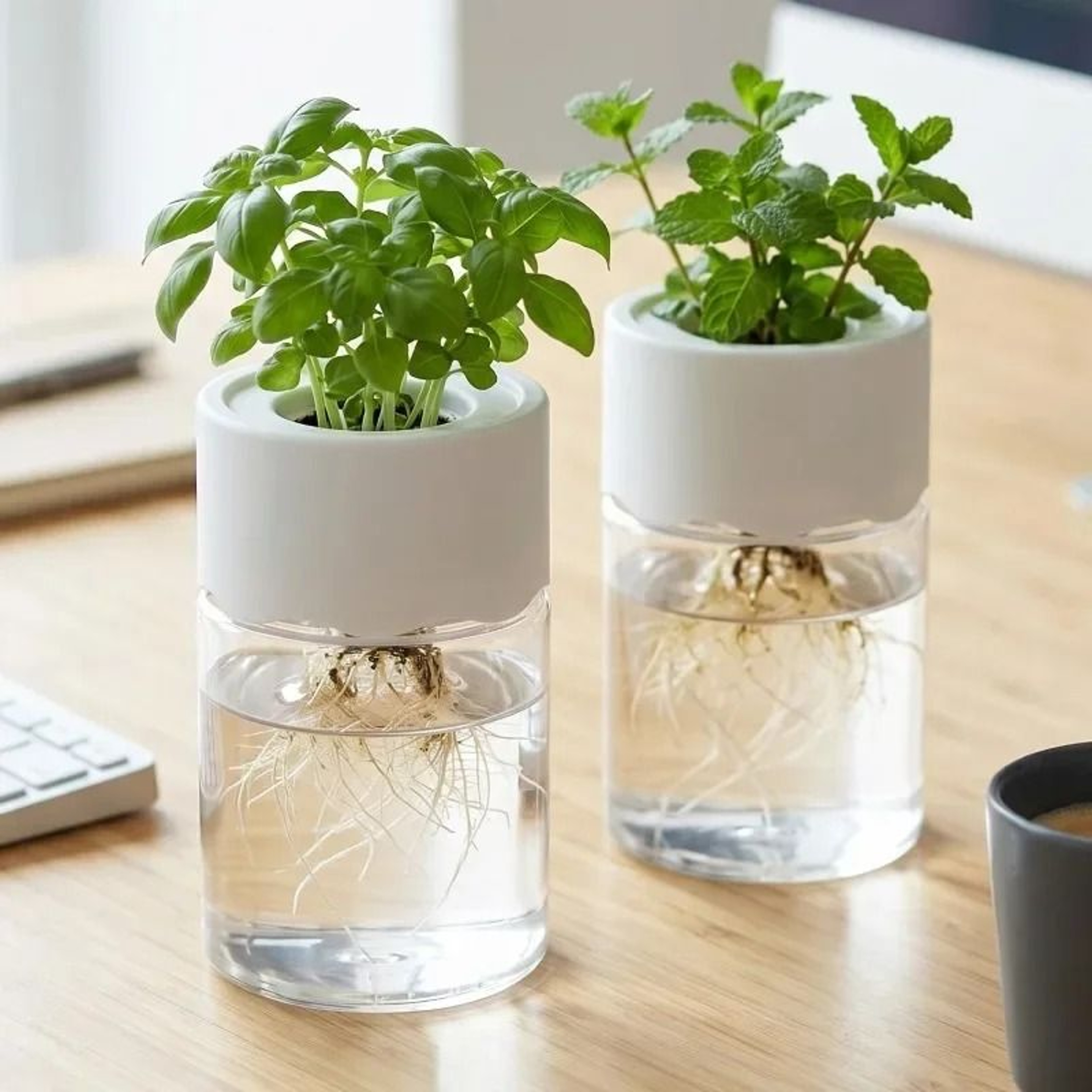 Mini Hydroponic Planter Vase For Indoor Plants Flowers And Home Decor 1