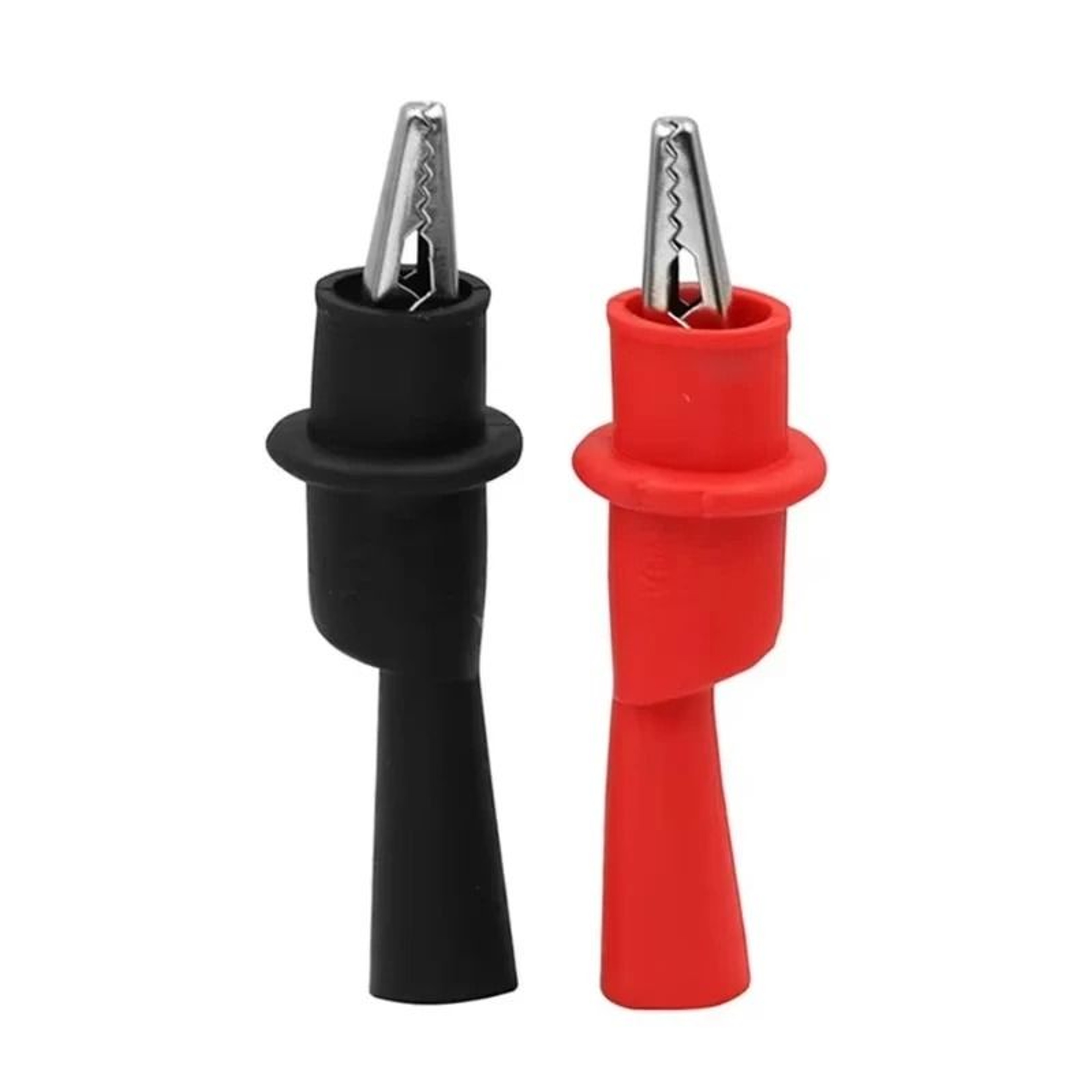 Multimeter Test Lead Clip Set With Red  Black Probe Clamps For Electrical Testing 2