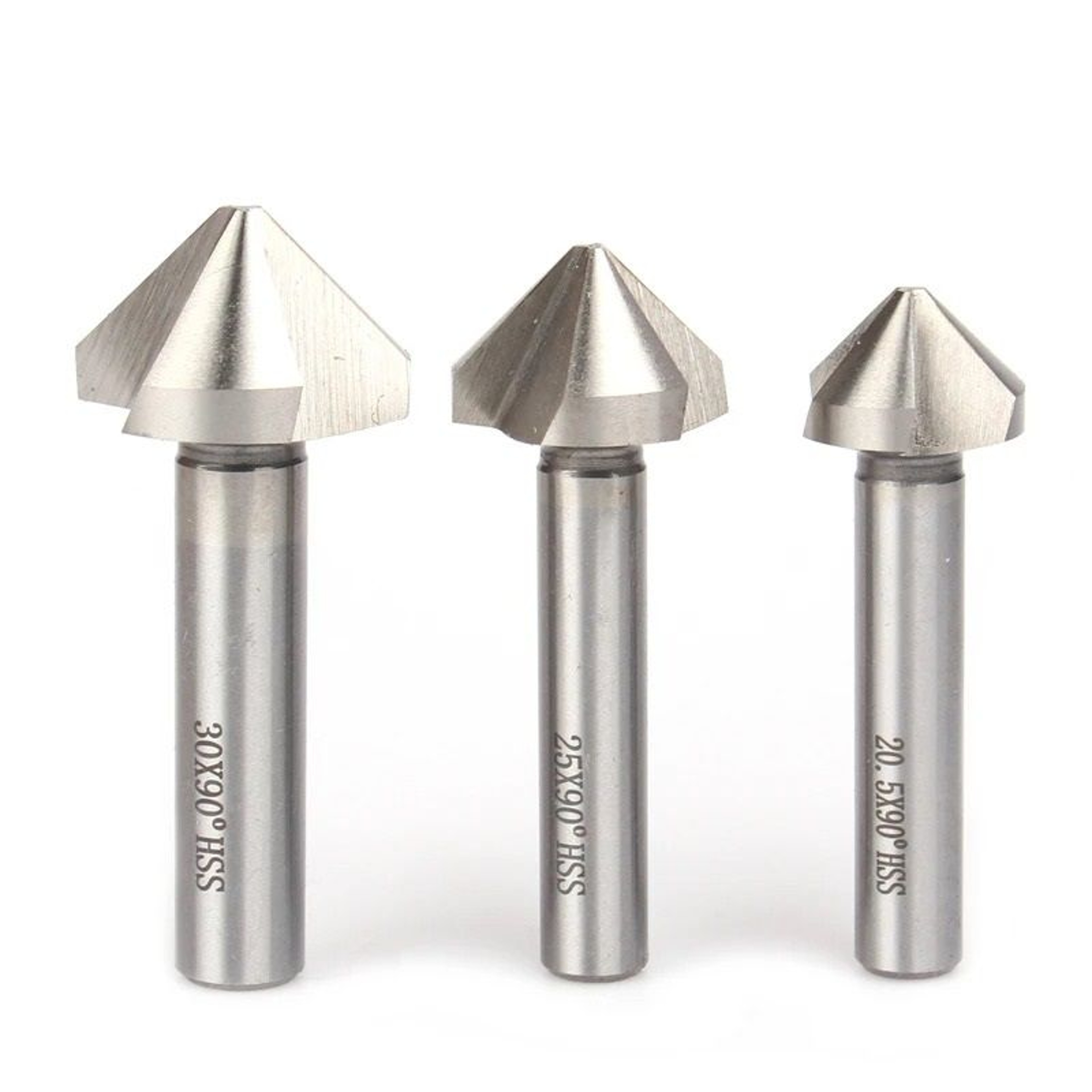 Product Title 3 Flute Countersink Drill Bit 90 Degree Chamfer Cutter For Wood Metal And Plastic Deb 0