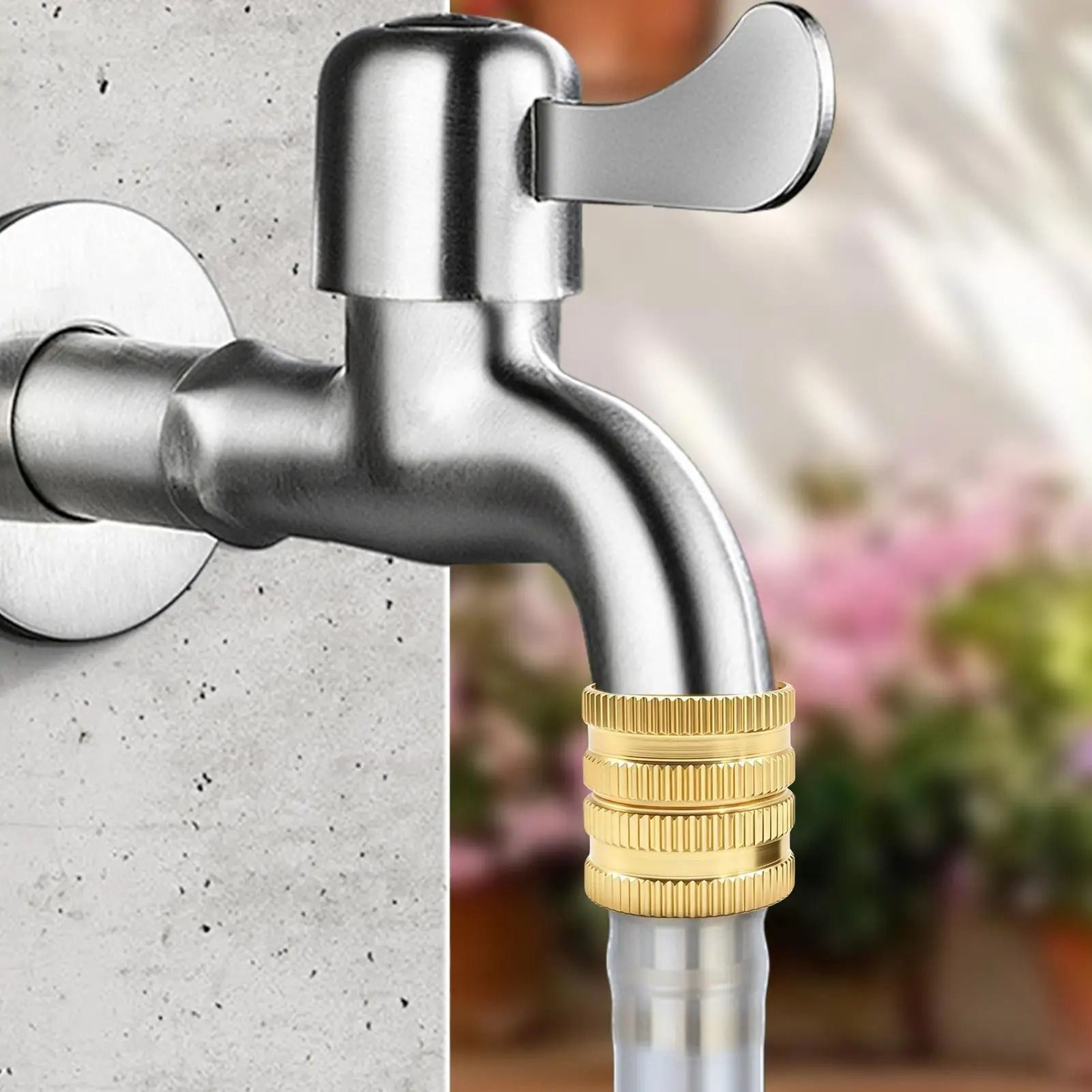 Product Title Brass Garden Hose Adapter 34 Inch Female To Female Connector For Watering And Irrigat 5