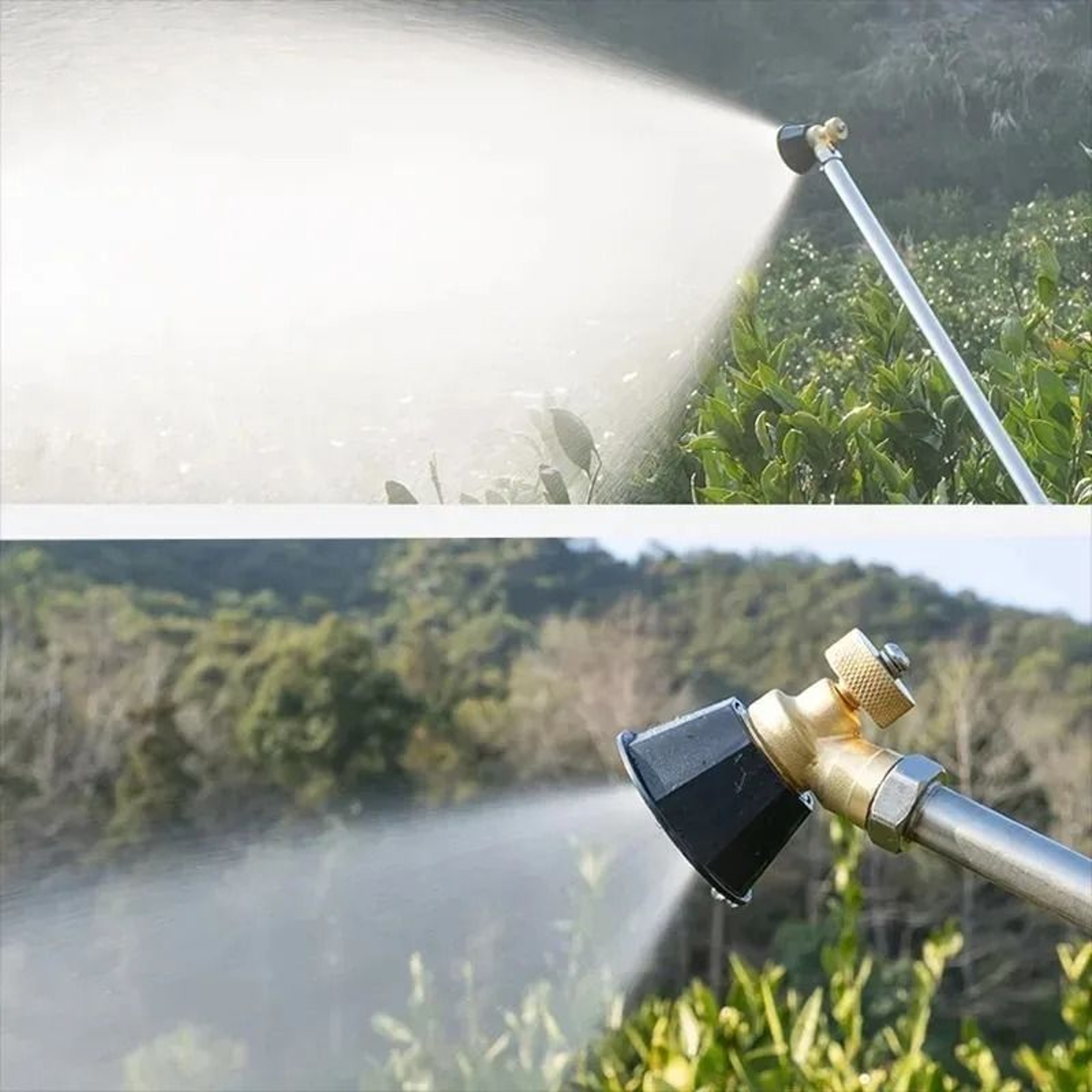 Adjustable Brass Spray Nozzle 018 To 022 Inch Thread Agricultural Atomizing Sprinkler Head 2
