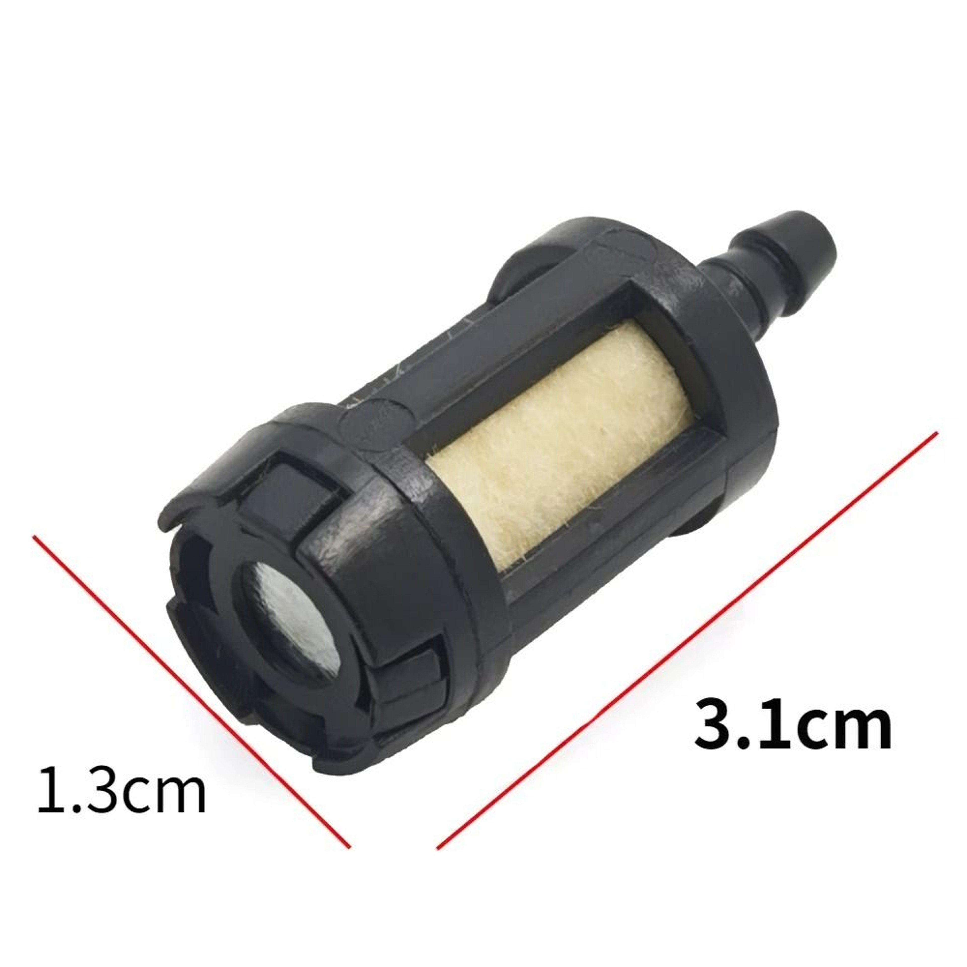 10 Pack Fuel Filter For Chainsaw Trimmer Lawn Mower Small Engine 1
