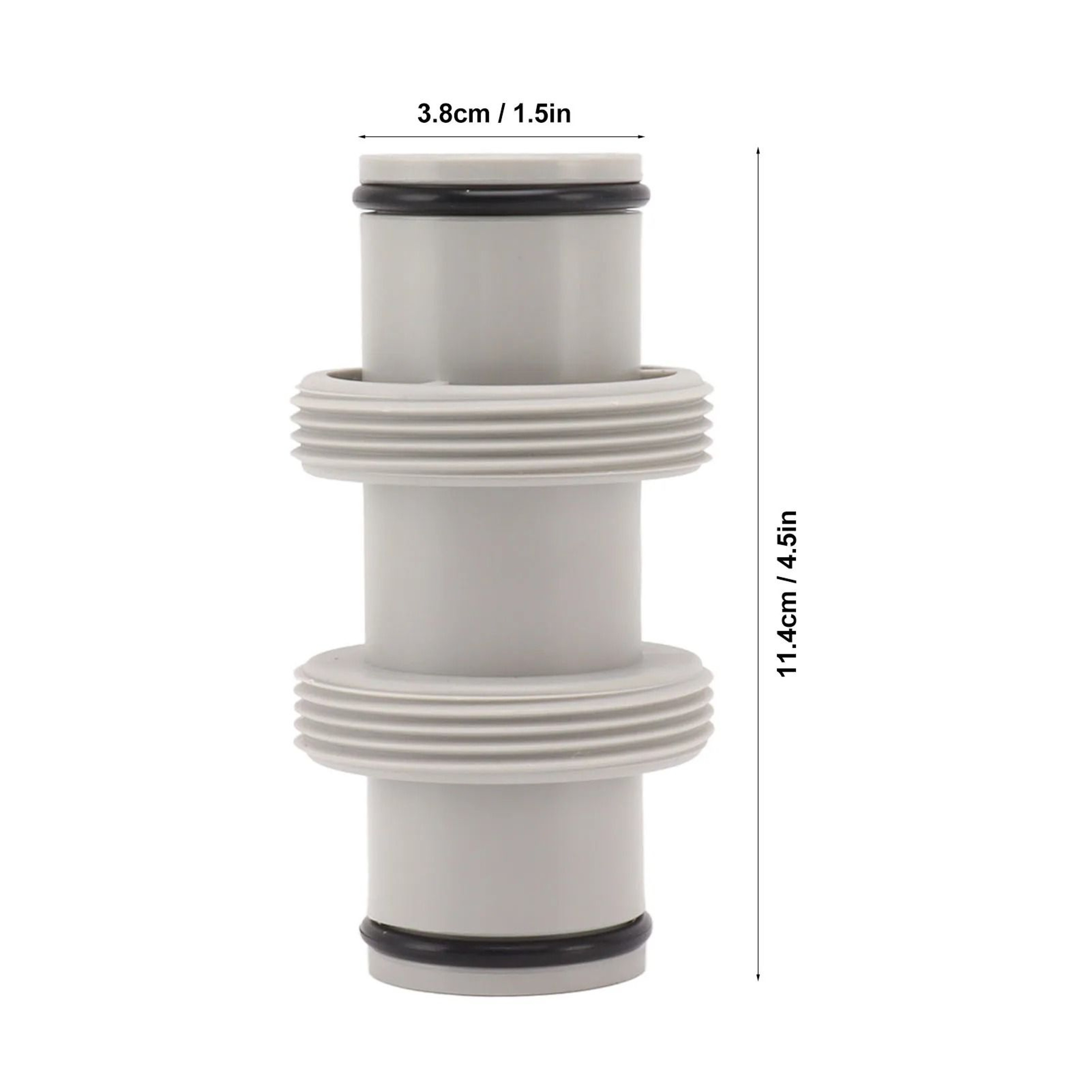 Pool Hose Connector 1.5 Inch Straight Adapter For Above Ground Pool Systems – view 7