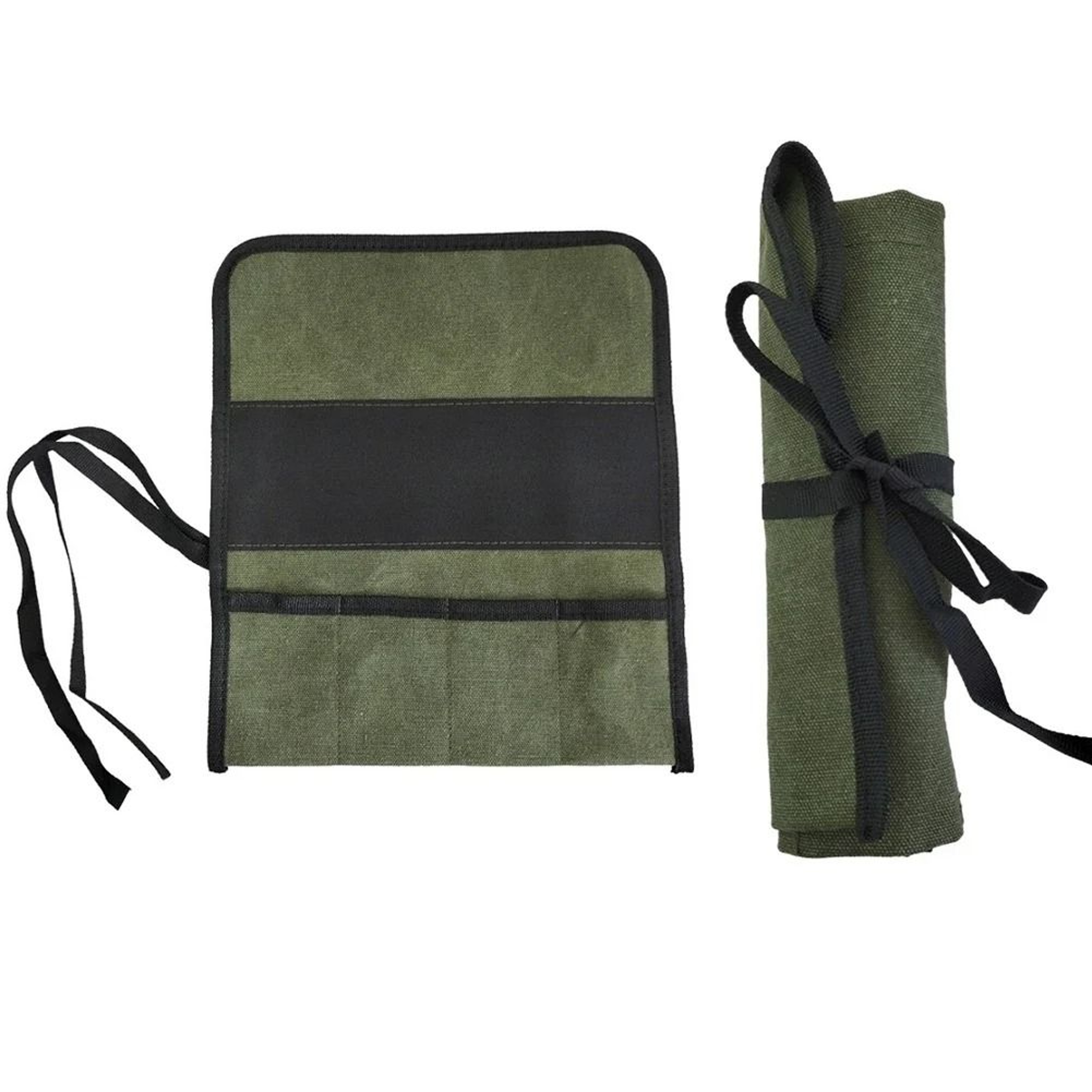 Multi Pocket Roll Up Tool Bag For Organized Storage And Easy Carry 0