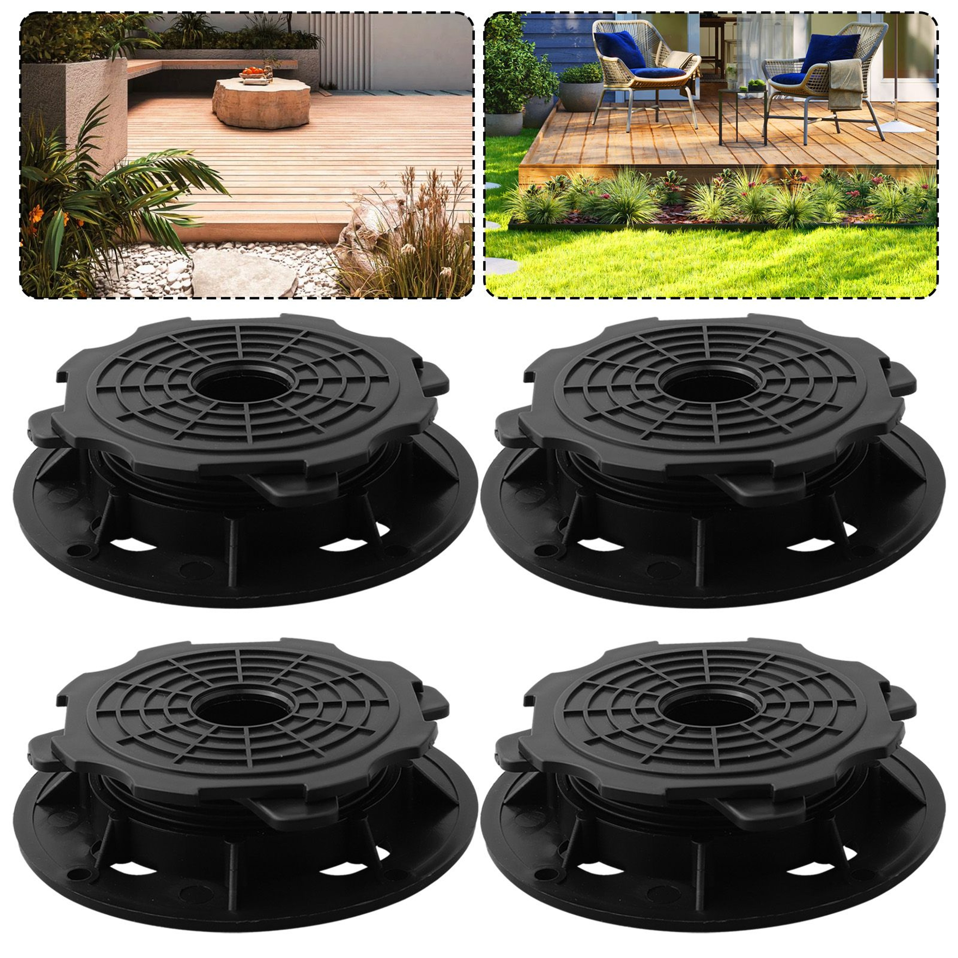 Adjustable Deck Support Pedestals For Stable And Level Flooring 3