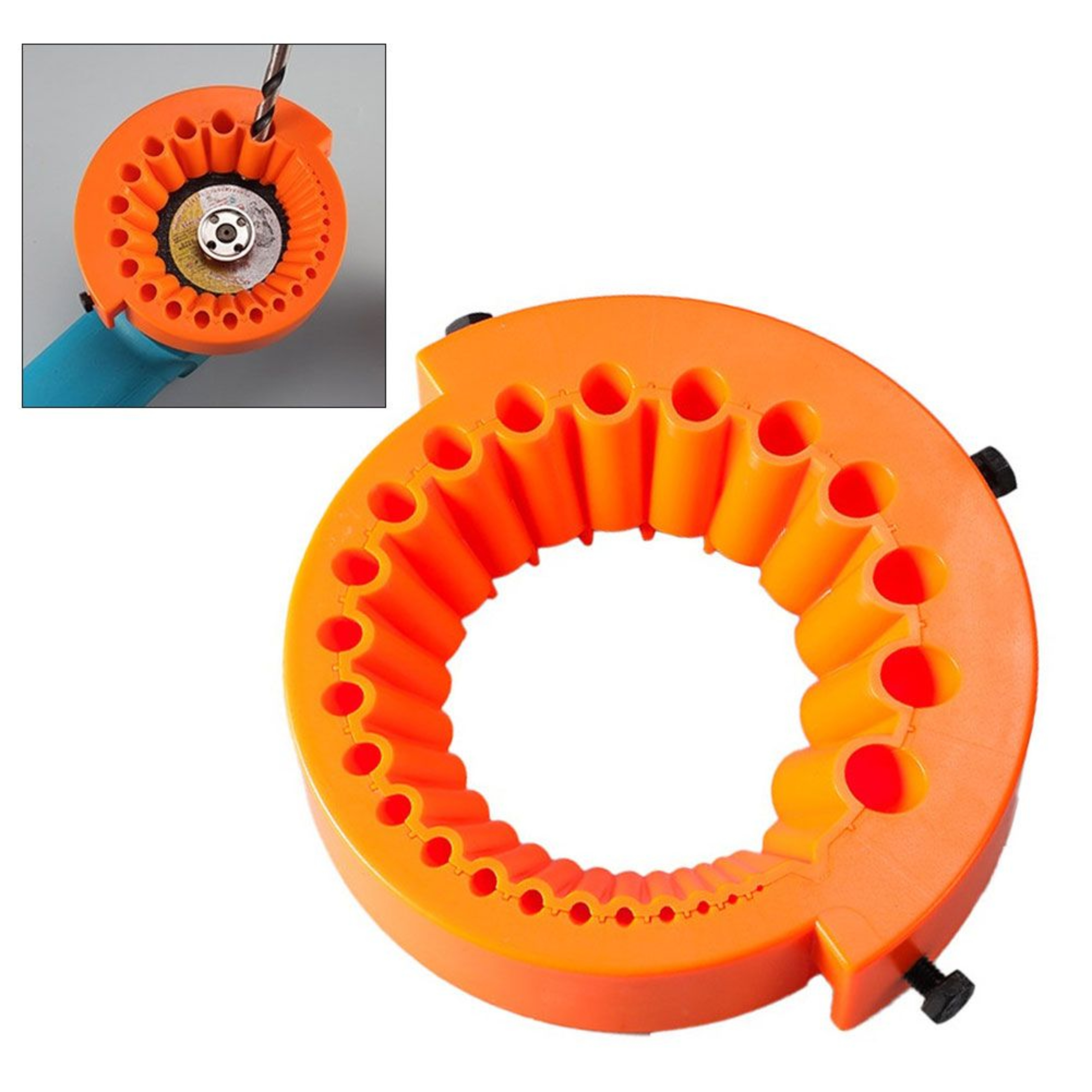 Multifunctional Drill Bit Grinding Sharpener Tool For Angle Grinder Power Units 5