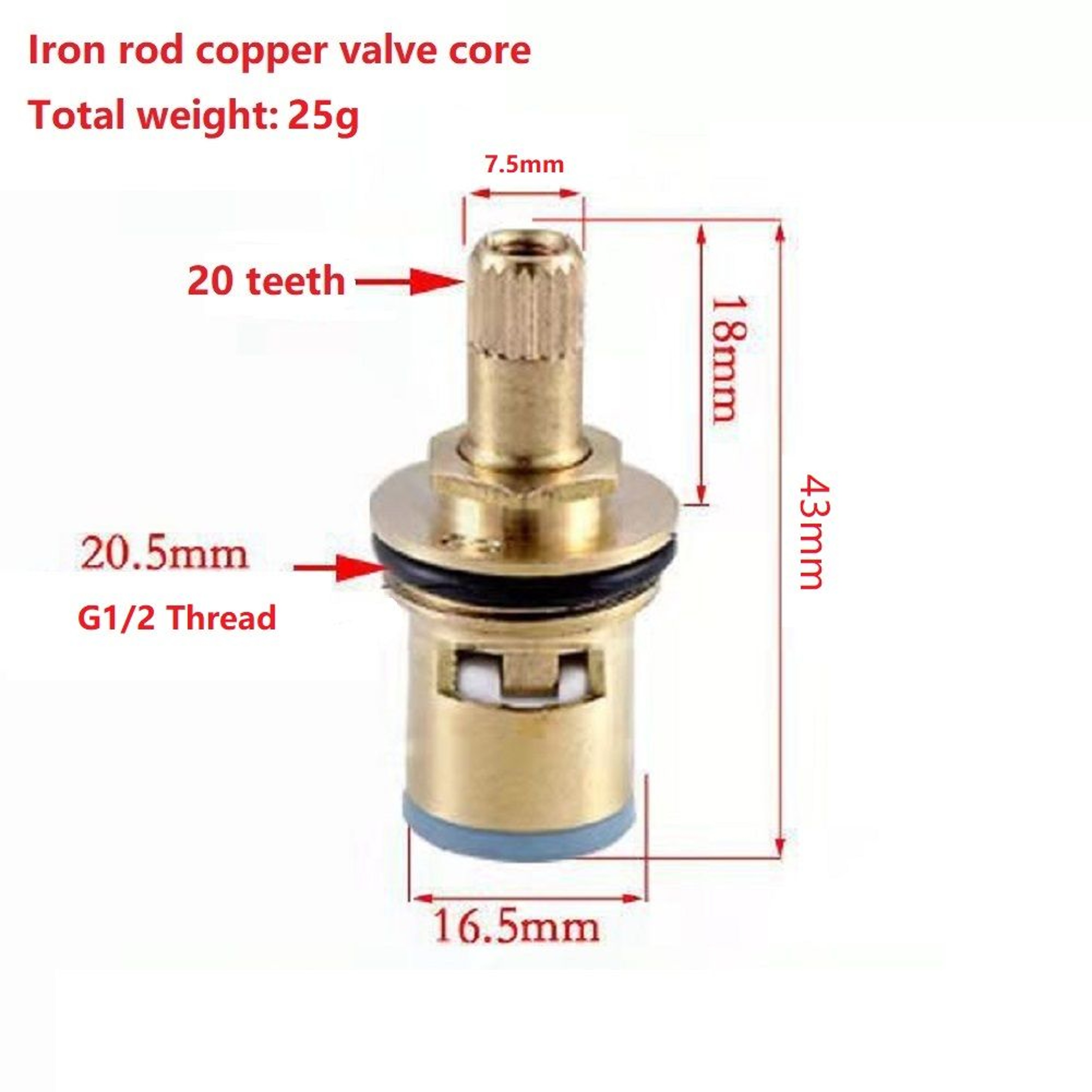 Universal Brass Replacement Faucet Cartridge Valve Core For Kitchen And Bathroom Taps 1