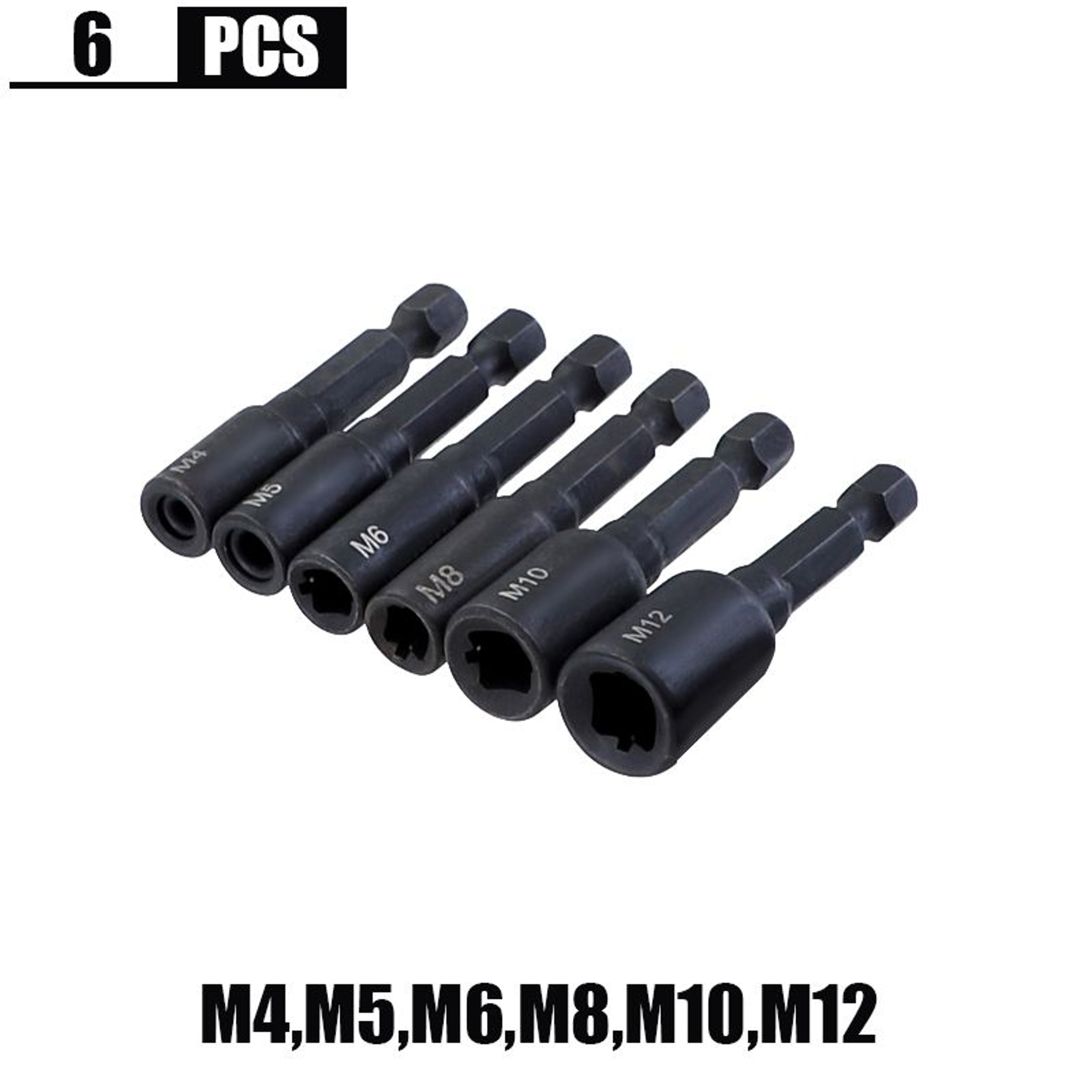 Universal Tap Die Socket Adapter Set With Hex Shank For Power Drills 7