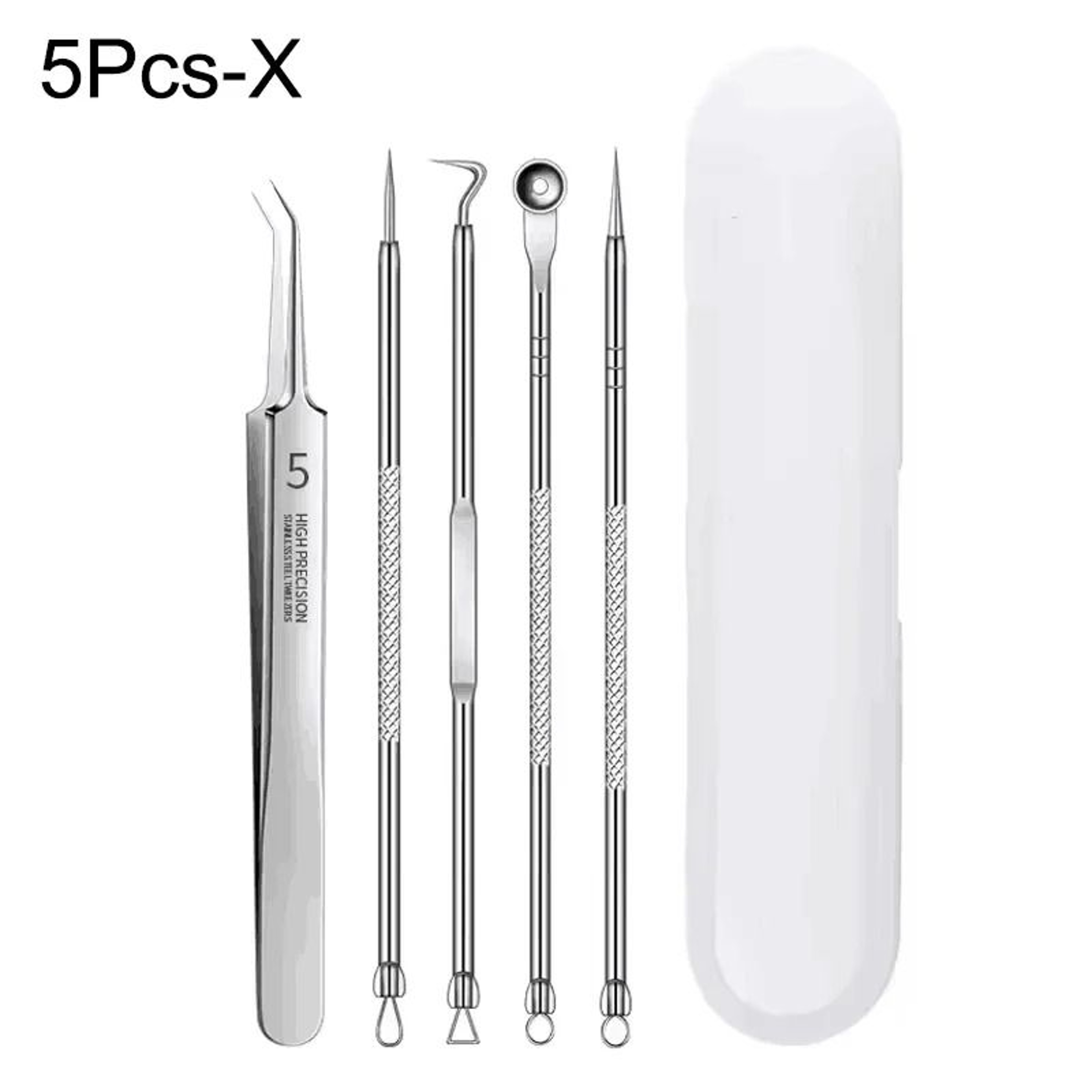 Precision Stainless Steel Facial Extraction And Blemish Removal Tool Kit 8