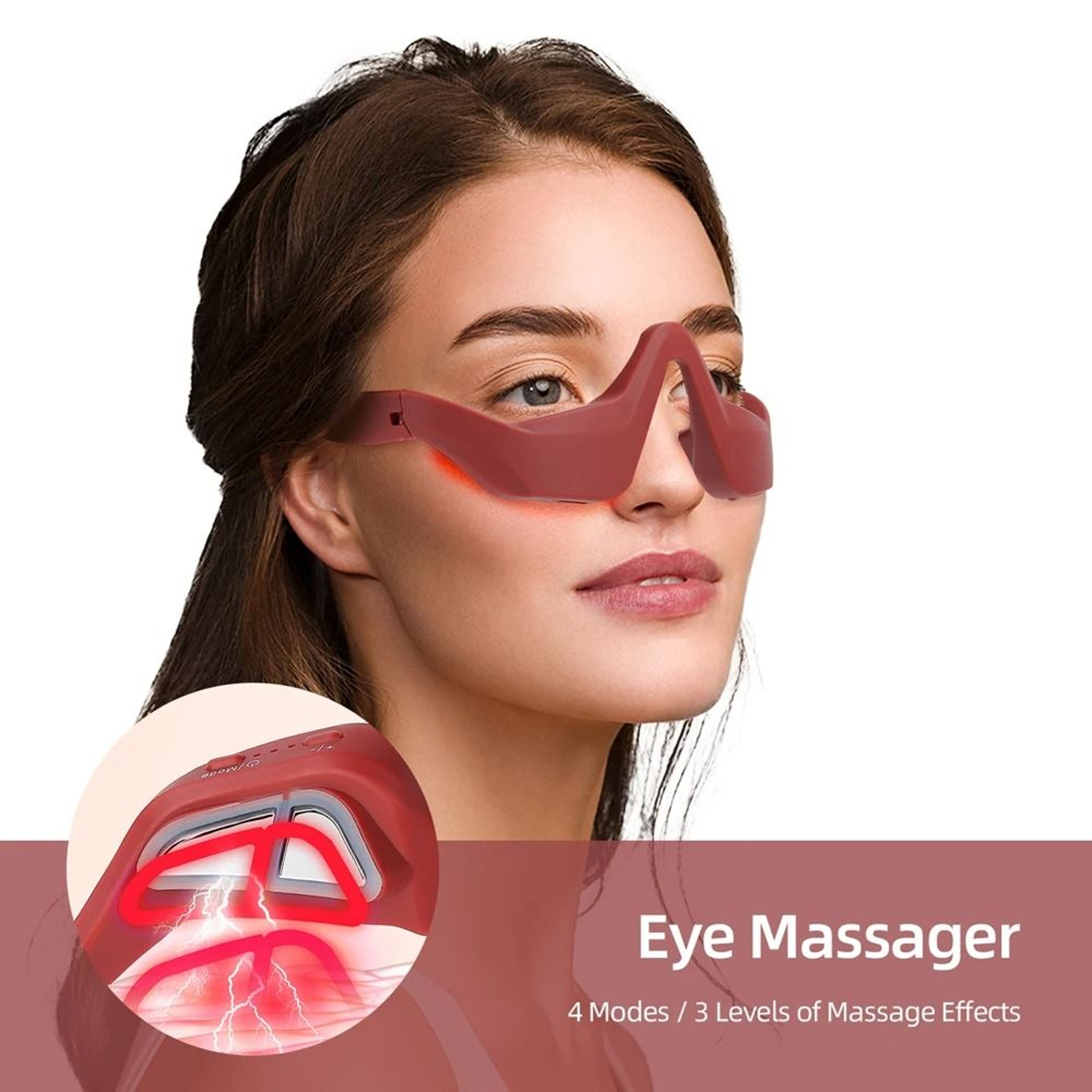 Hands Free Under Eye Light Therapy And Rejuvenation Glasses 0