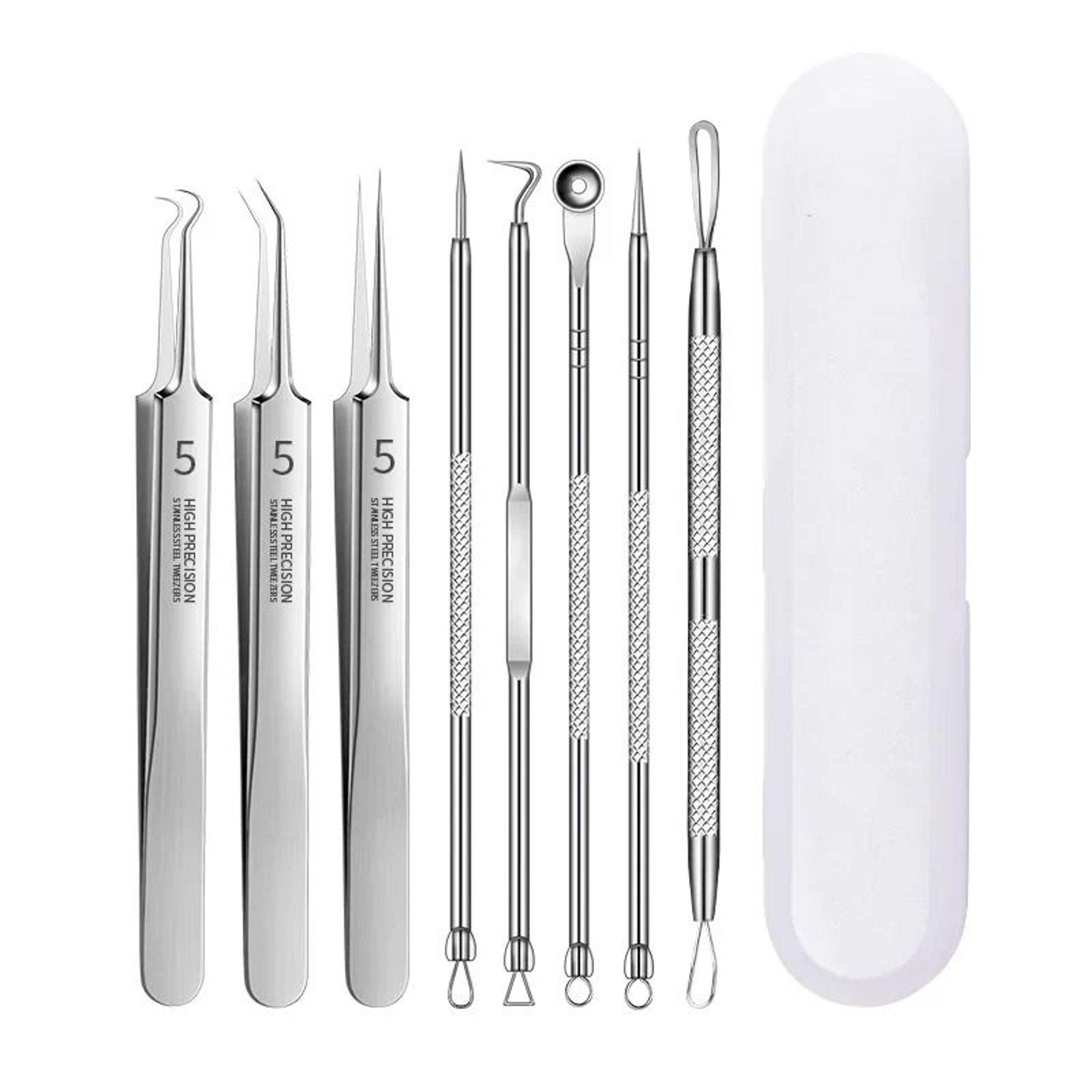 Stainless Steel Precision Blemish Extraction And Deep Pore Cleansing Set 0