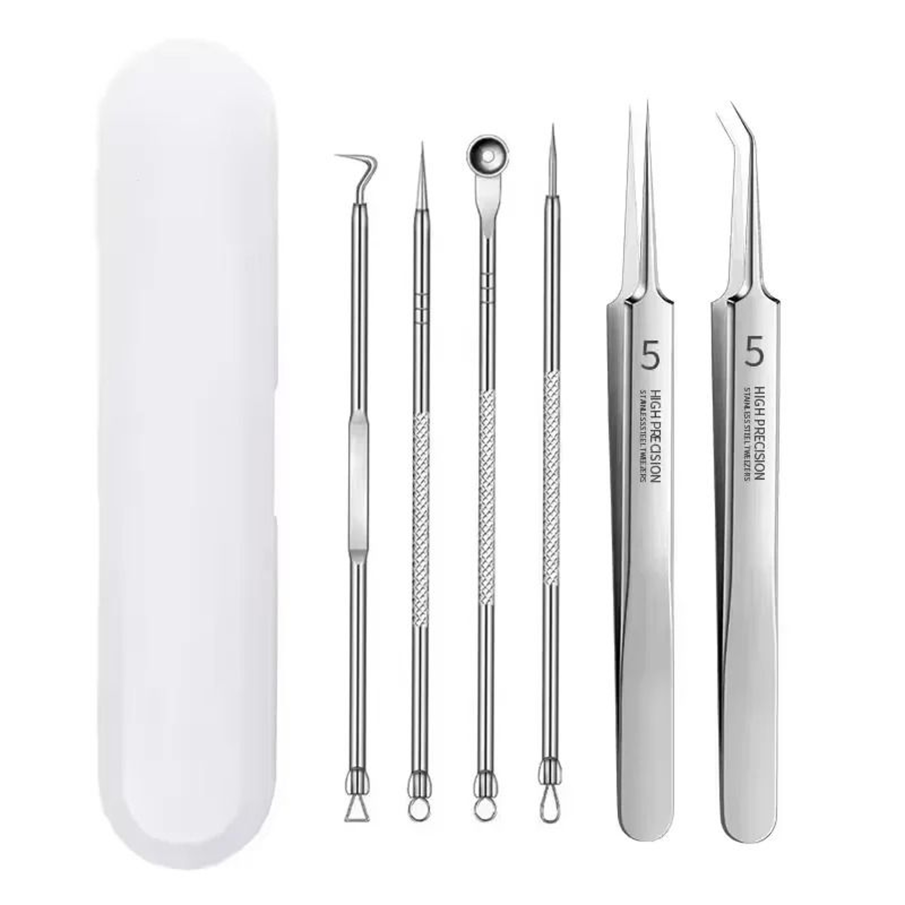 Stainless Steel Precision Blemish Extraction And Deep Pore Cleansing Set 9