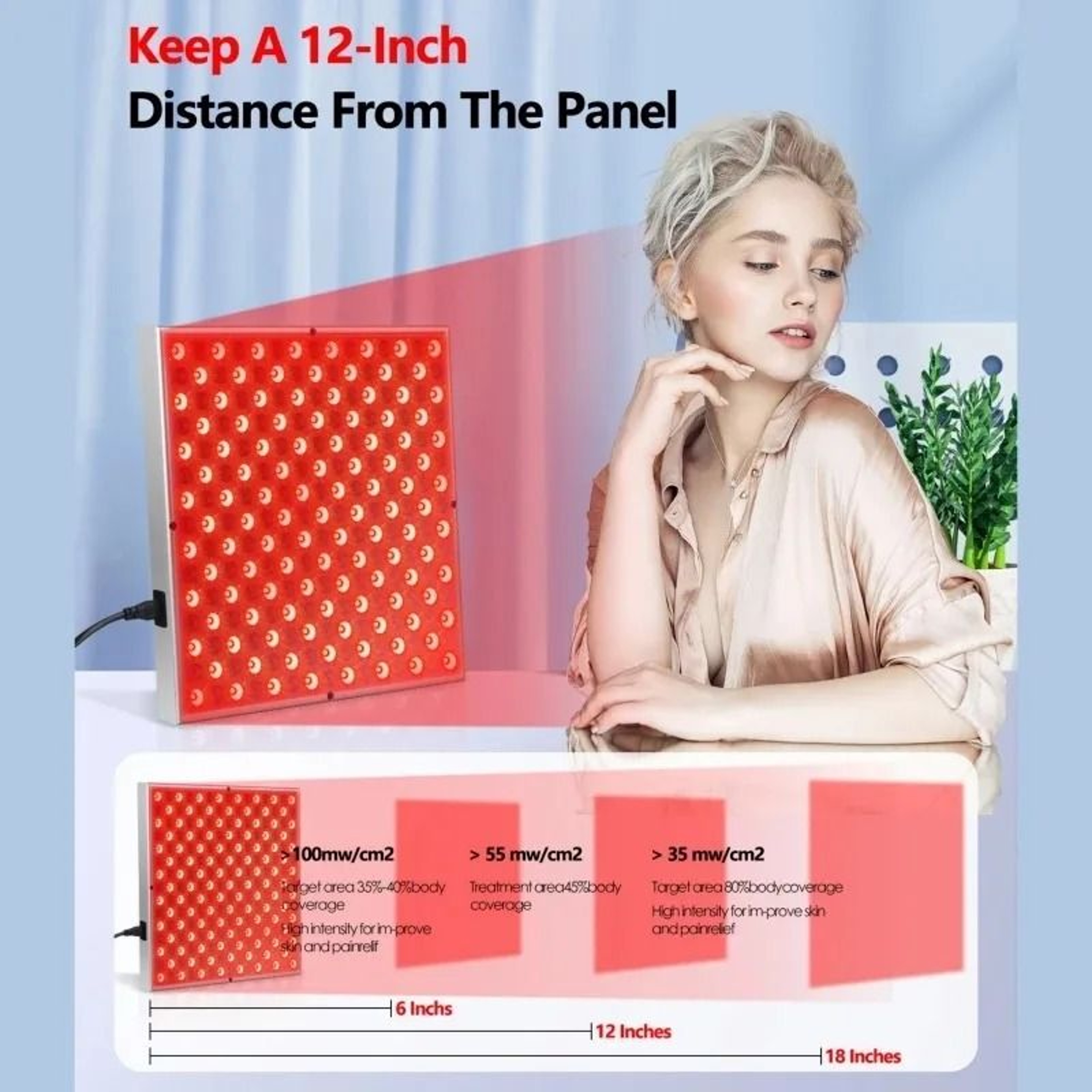 Multi Wavelength Red Light Therapy Panel And Targeted Body Recovery Lamp 1