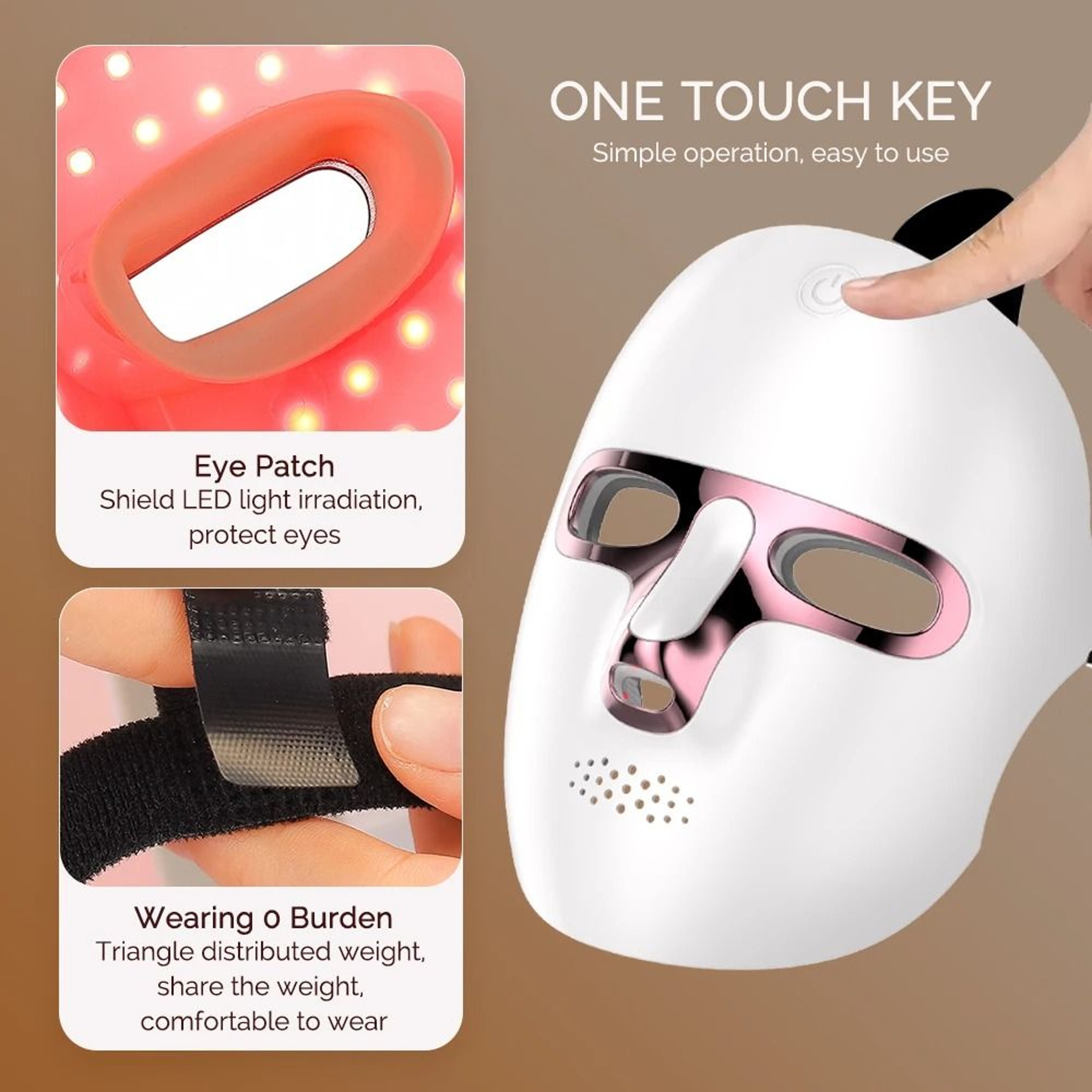 Rechargeable Seven Color LED Photon Face Mask And Skin Rejuvenation System 4