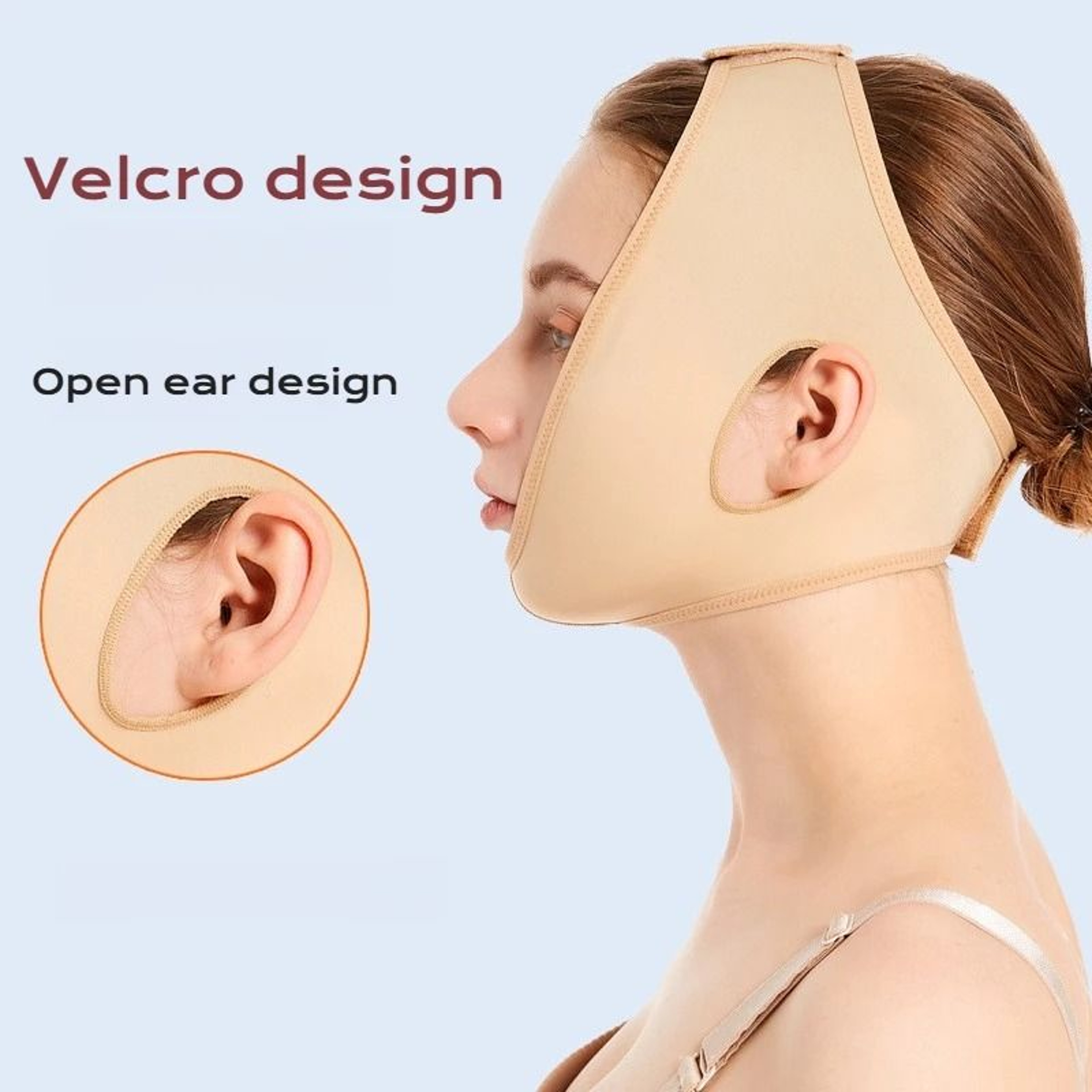 Reusable Jawline Contouring Compression Strap And V Line Face Lifting Belt 2