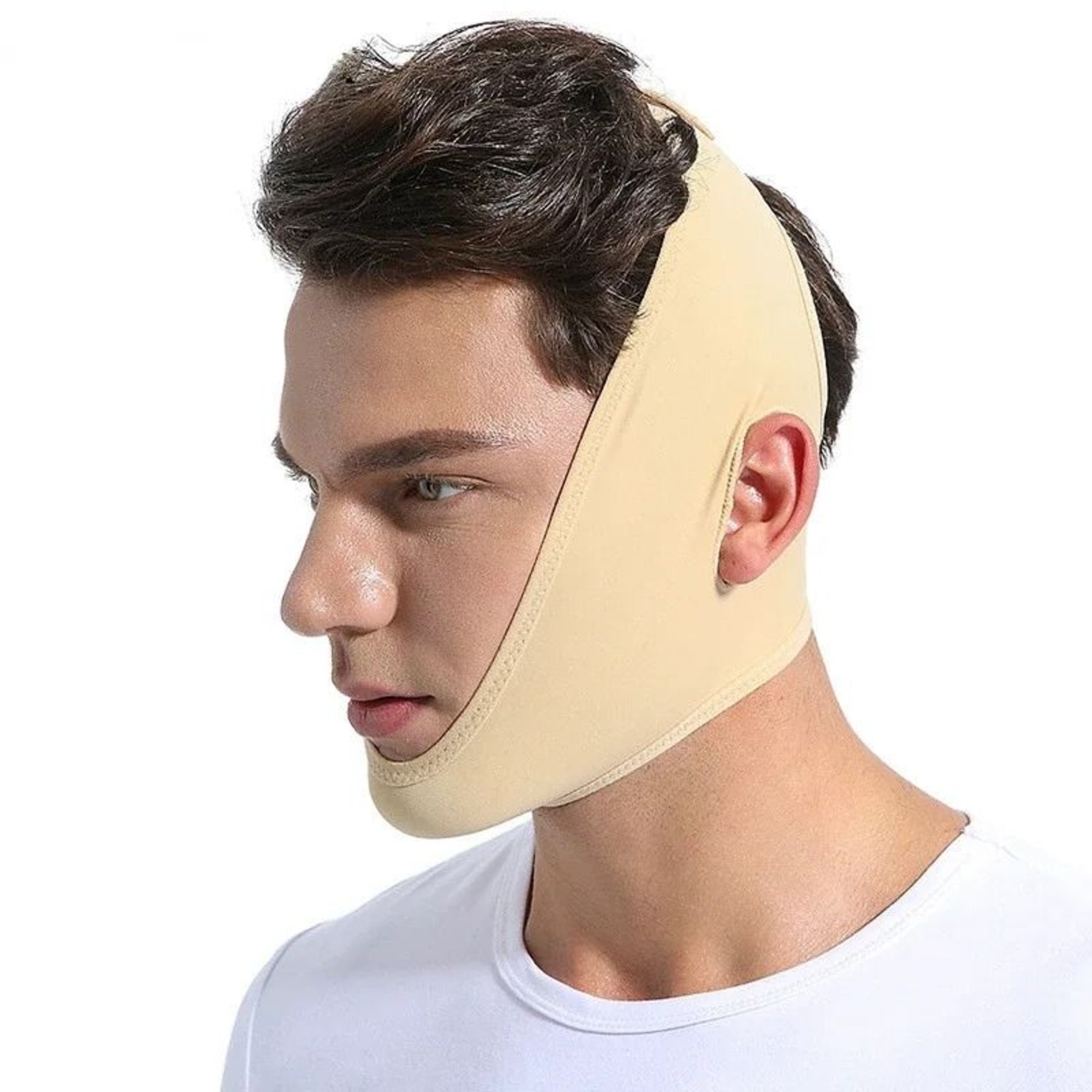 Reusable Jawline Contouring Compression Strap And V Line Face Lifting Belt 10