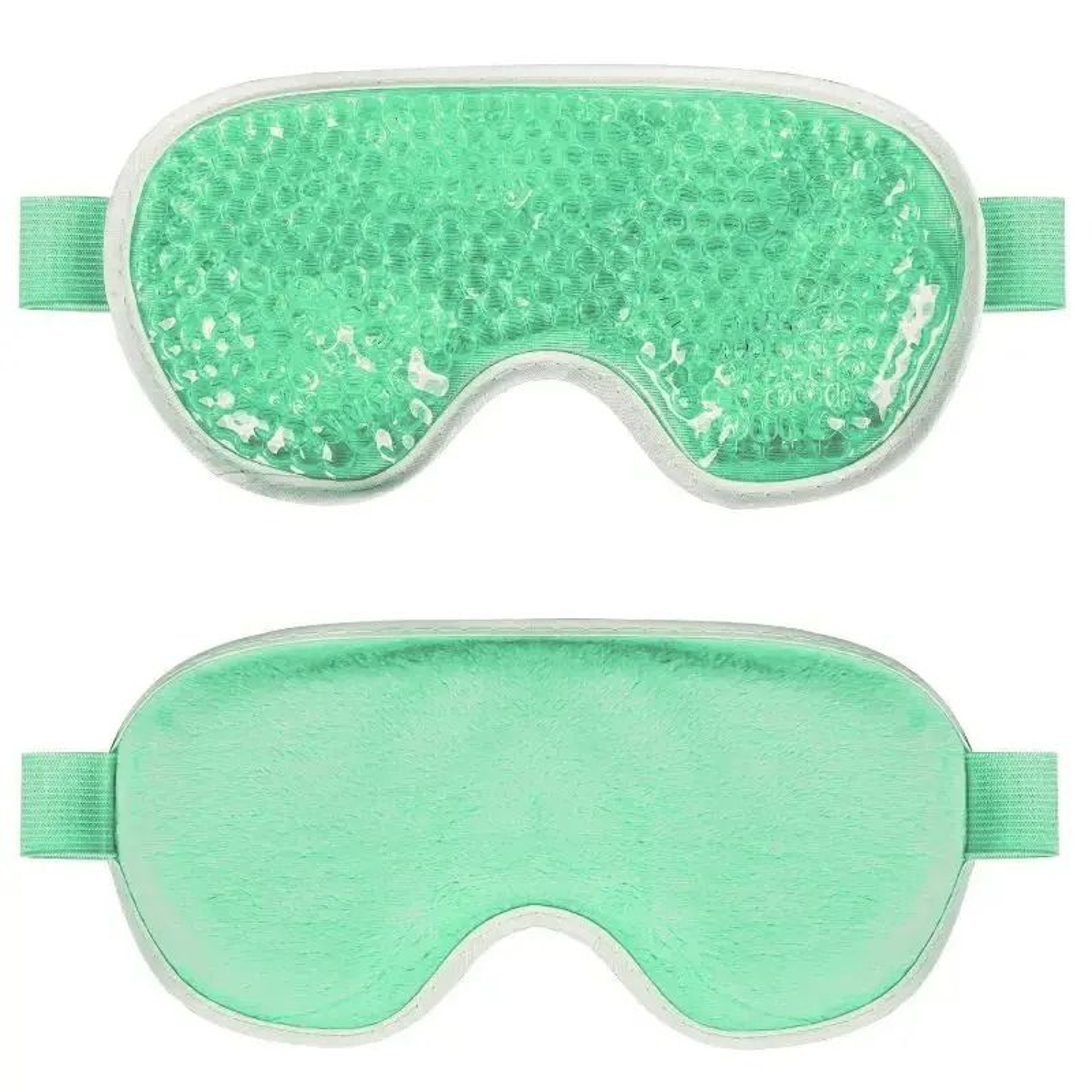 Dual Sided Hot And Cold Therapy Gel Bead Eye Mask With Soft Plush Backing 11