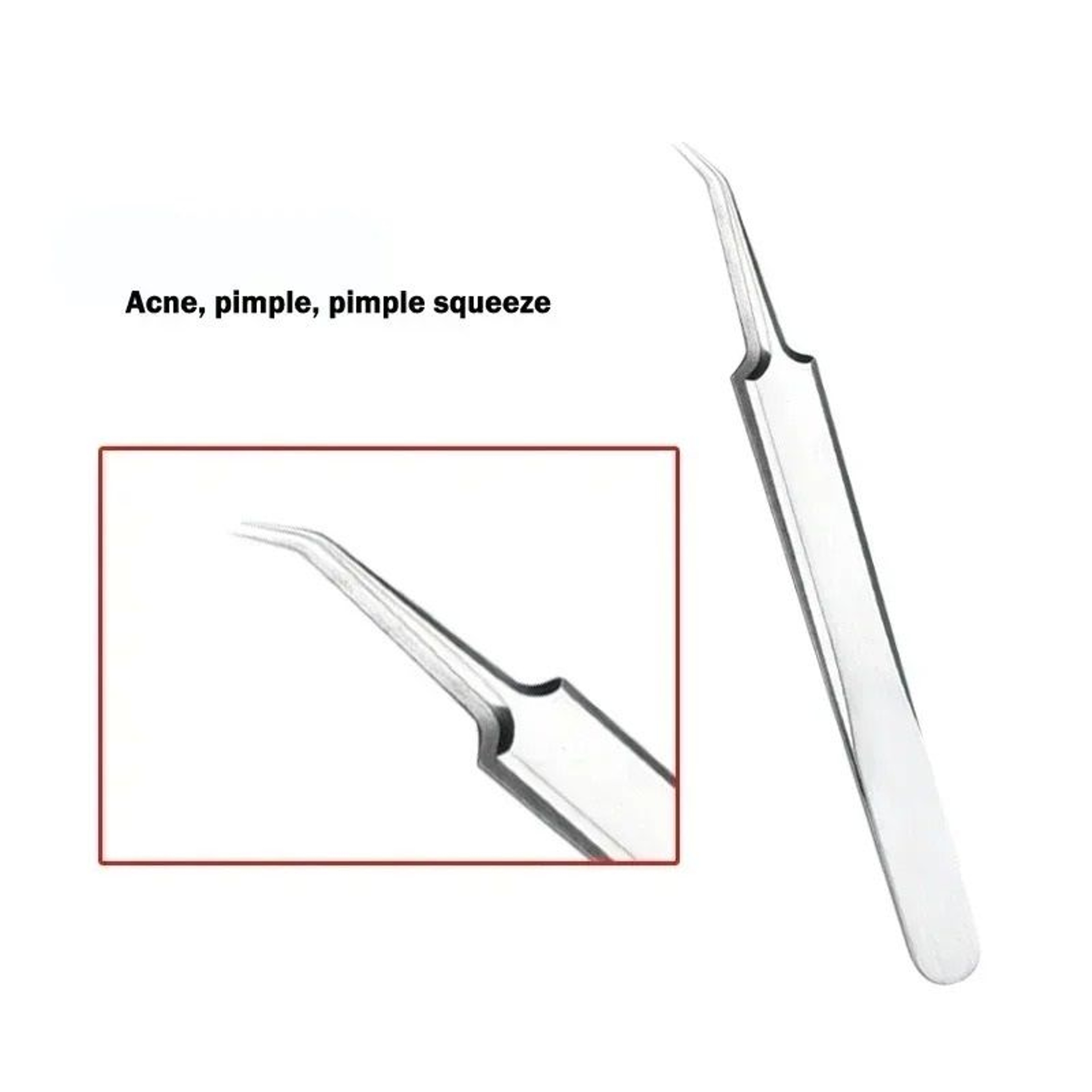 Stainless Steel Cell Clip And Acne Extraction Needle Set 3