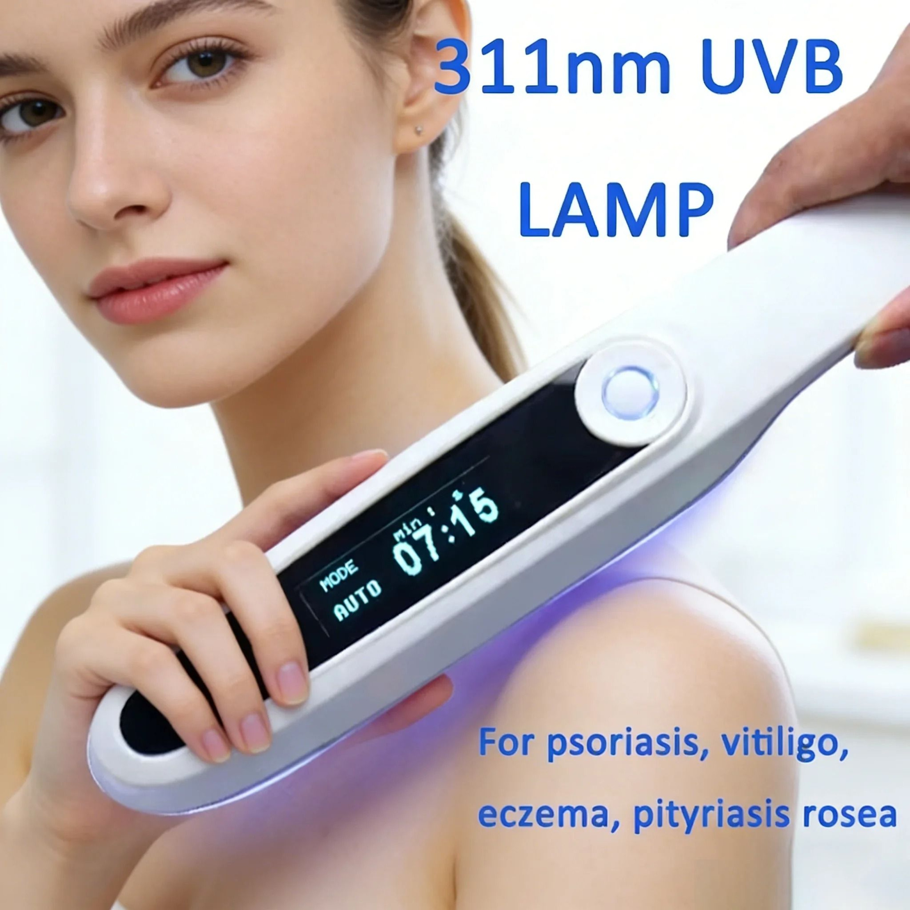 Handheld Narrowband UVB Phototherapy Instrument And 311nm Ultraviolet Skin Clearing Lamp 0