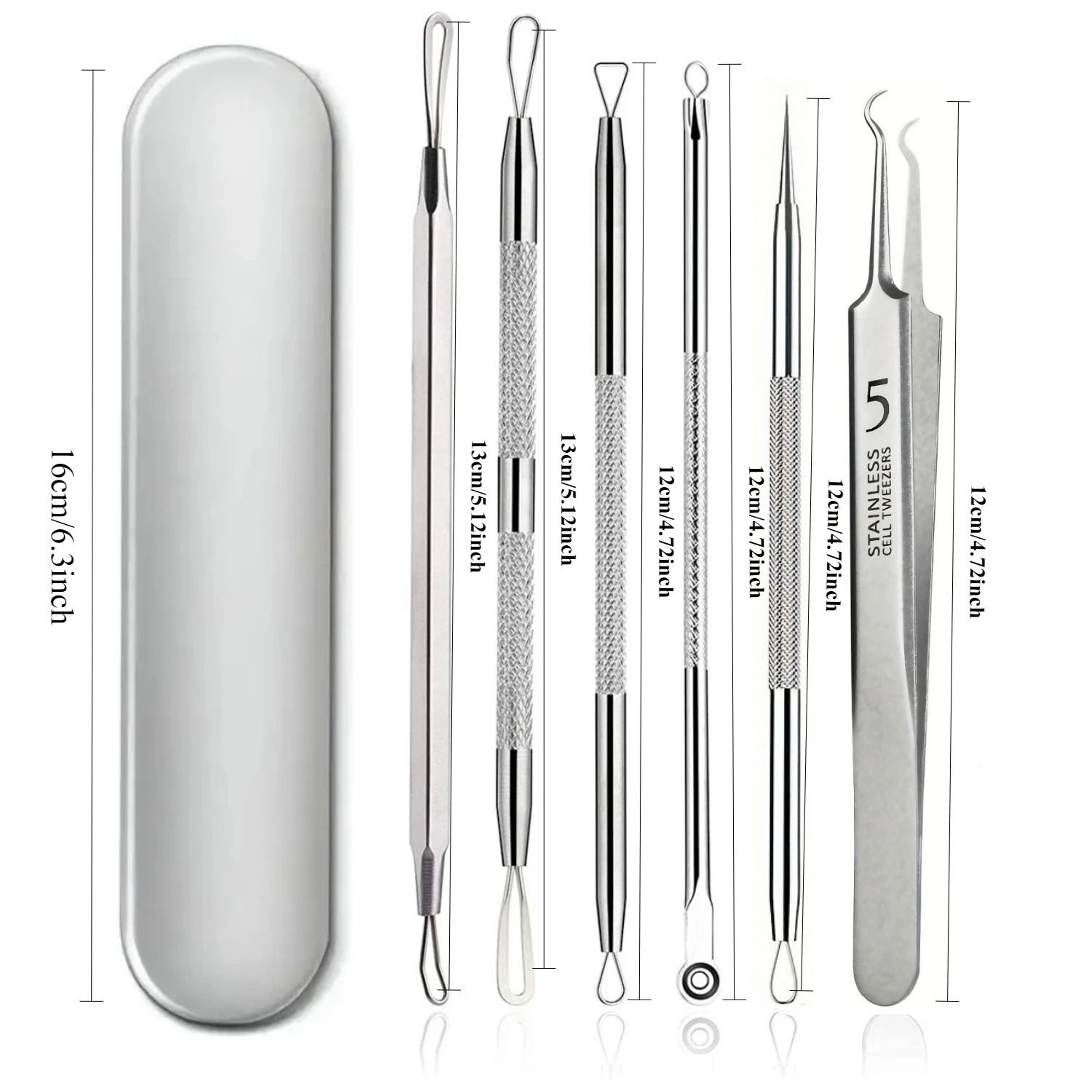 Multi Piece Blemish Extraction Kit and Professional Facial Pore Cleansing Set – view 7