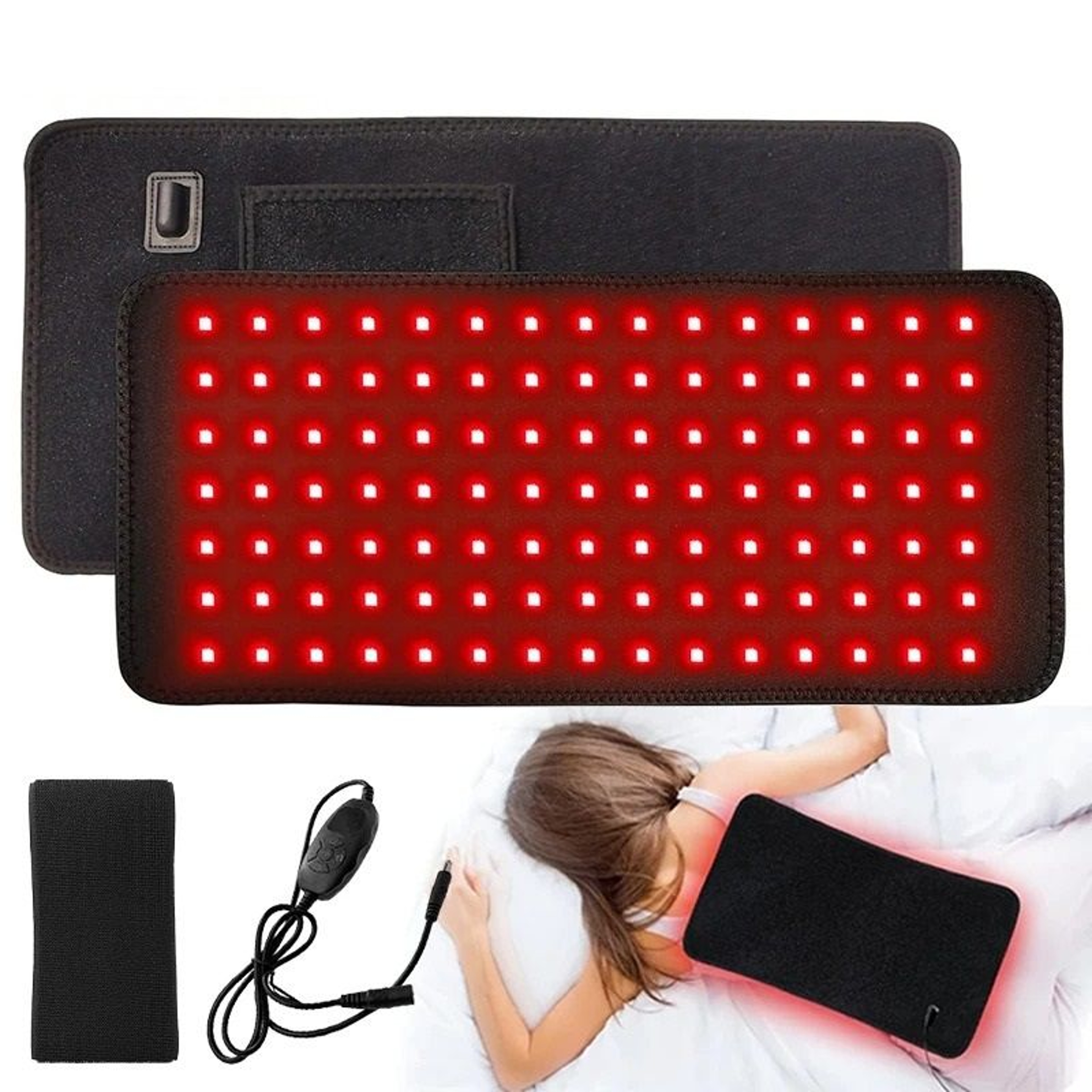 Flexible Full Body Infrared Light Therapy Pad And Targeted Red Light Relief Belt 0