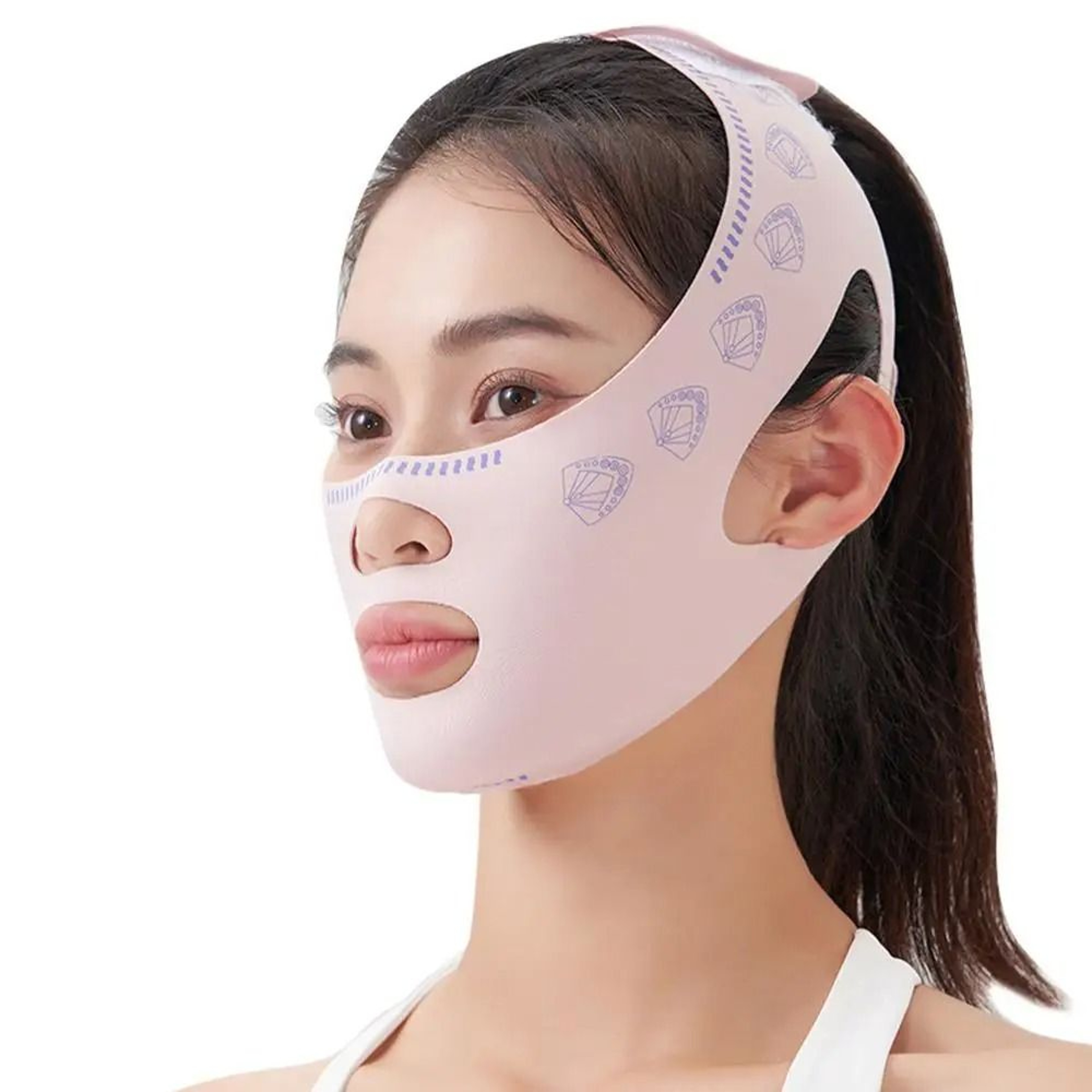 Reusable Facial Contouring Compression Wrap And V Line Lifting Bandage 7