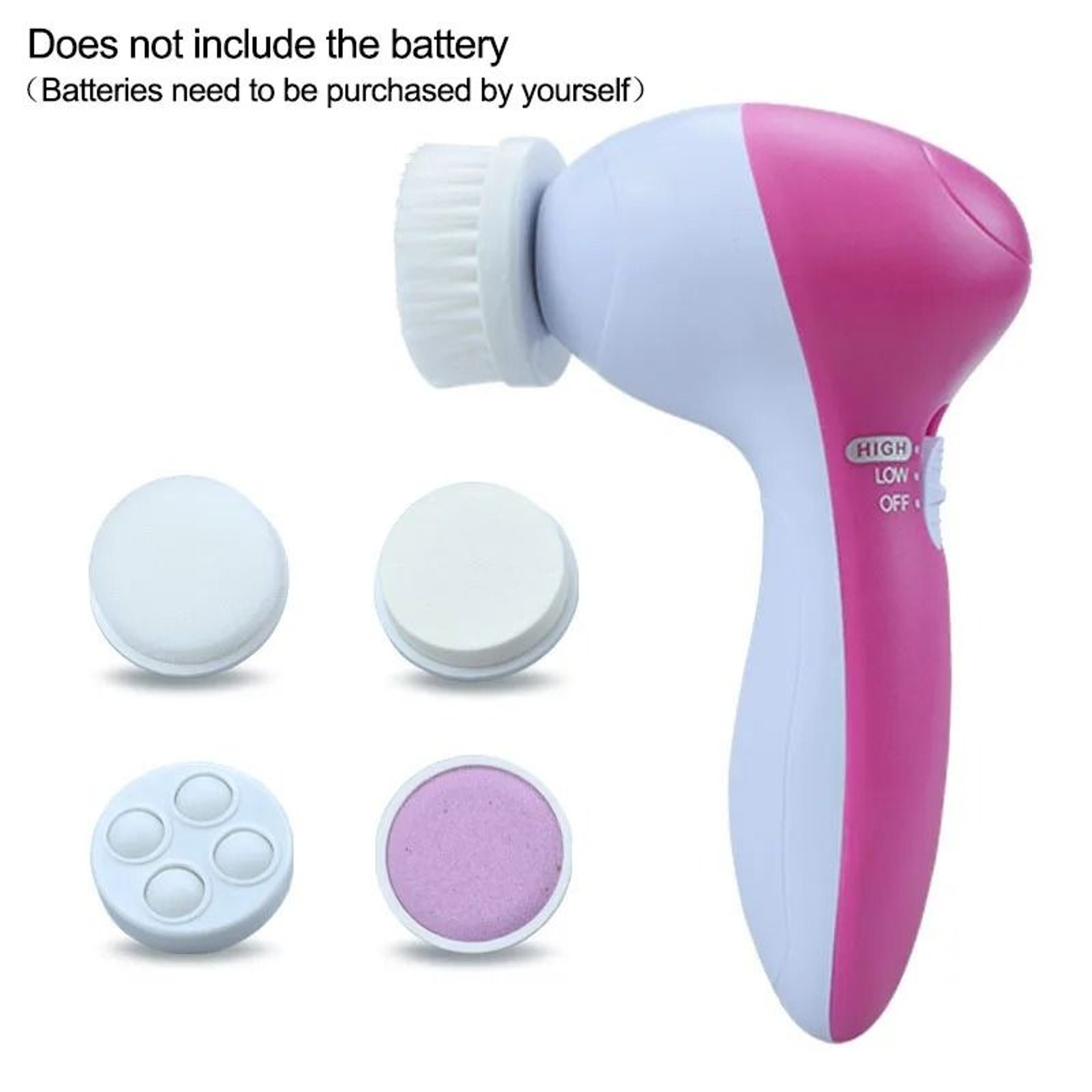 5 In 1 Multi Functional Electric Facial Cleansing Brush And Massager Set 6