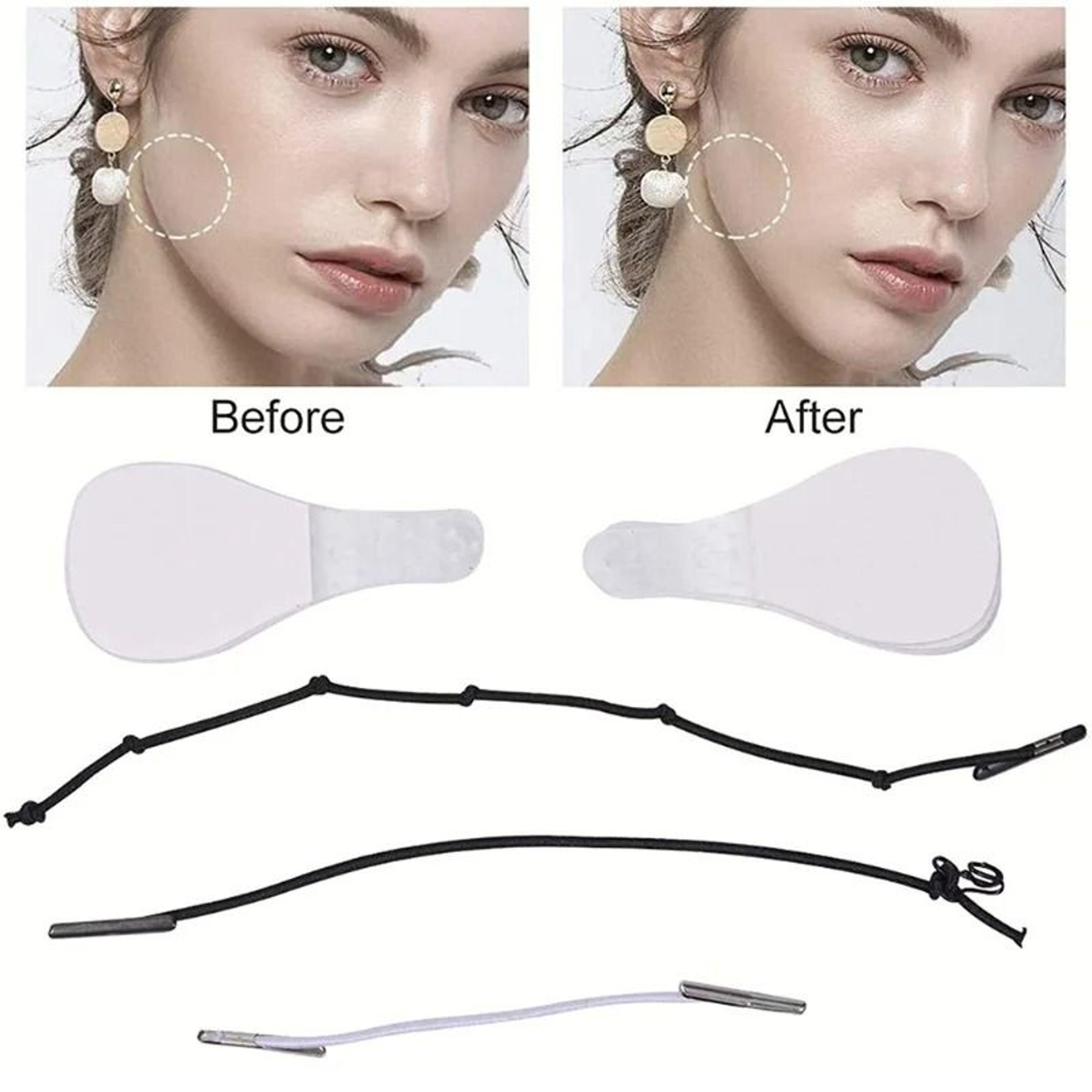 Instant Invisible V Shape Face Lift Tape And Blemish Defense Patch Set 3
