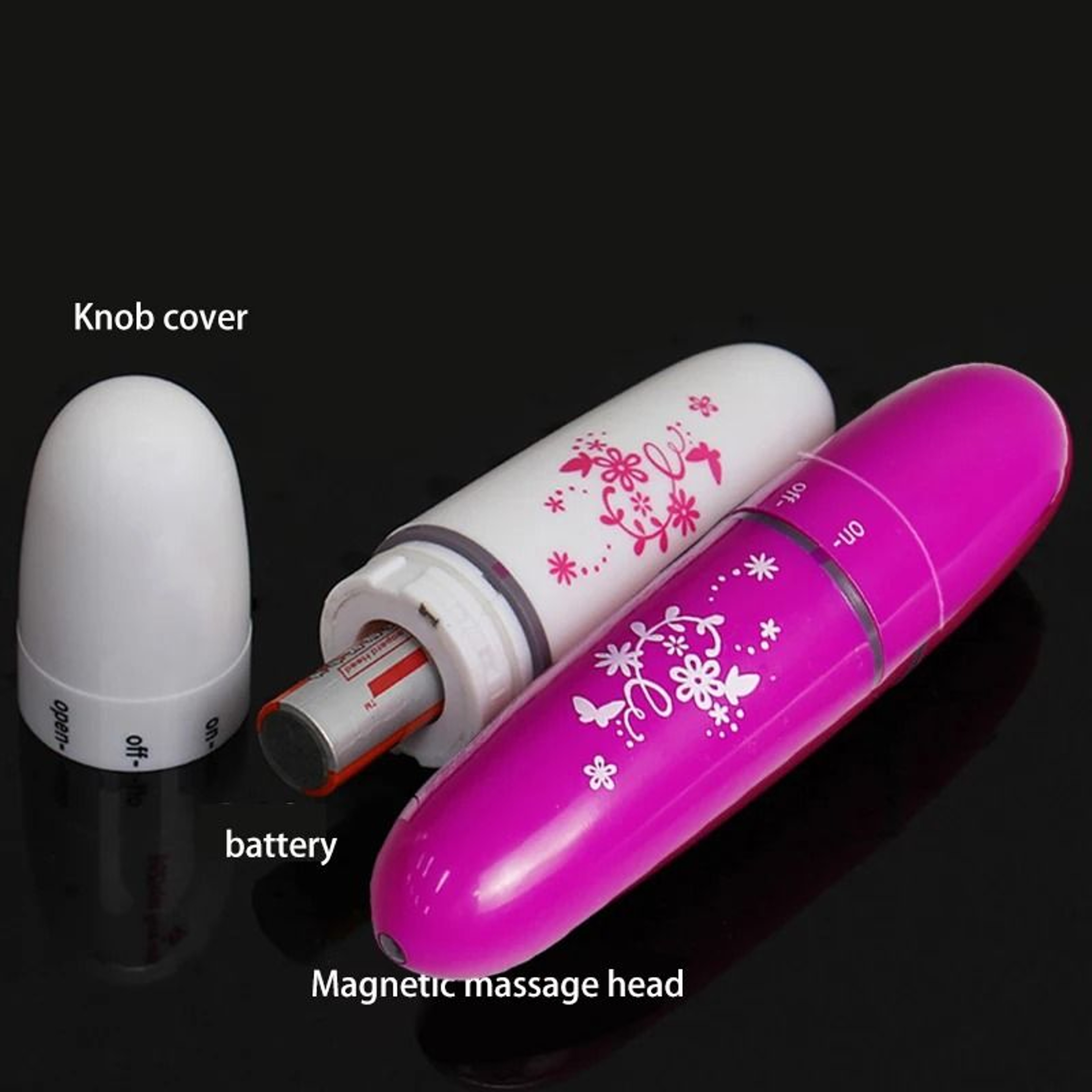Electric Vibrating Facial Beauty Stick And Compact Skin Tightening Lift Tool 3