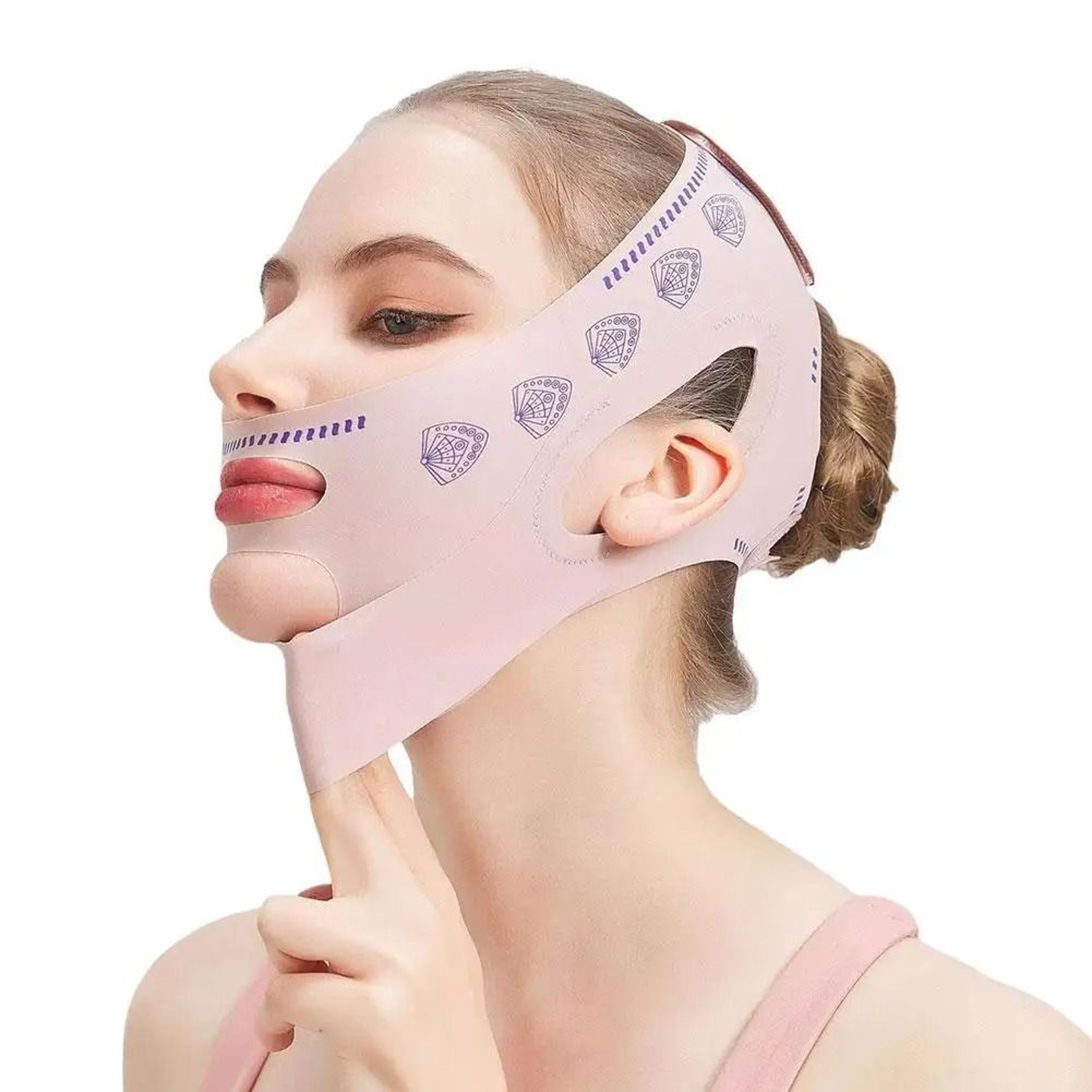 Double Deck Face Slimming Bandage And V Line Lifting Belt Strap 0