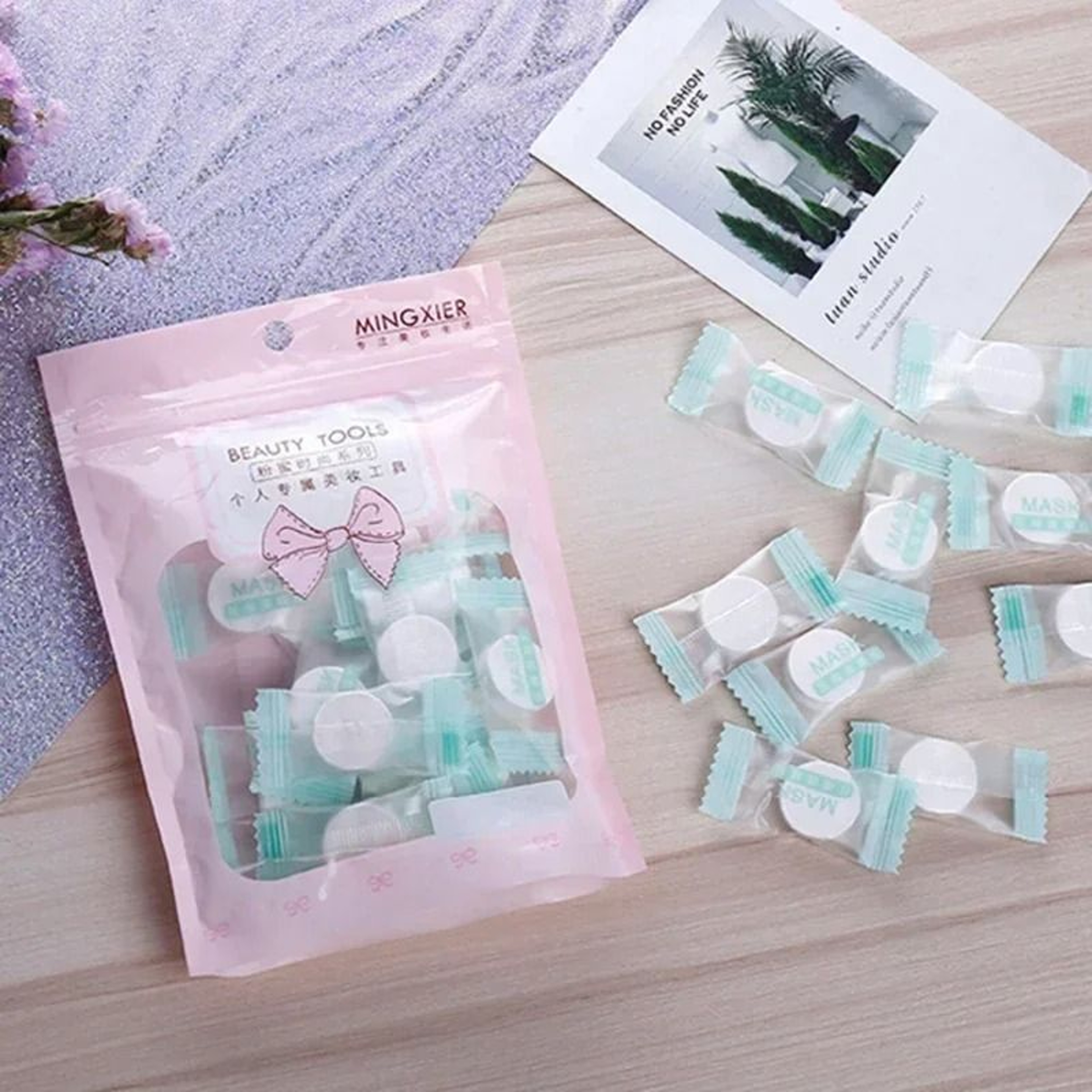 Portable Compressed Granular Face Towels Disposable Cotton Coin Tissues 3