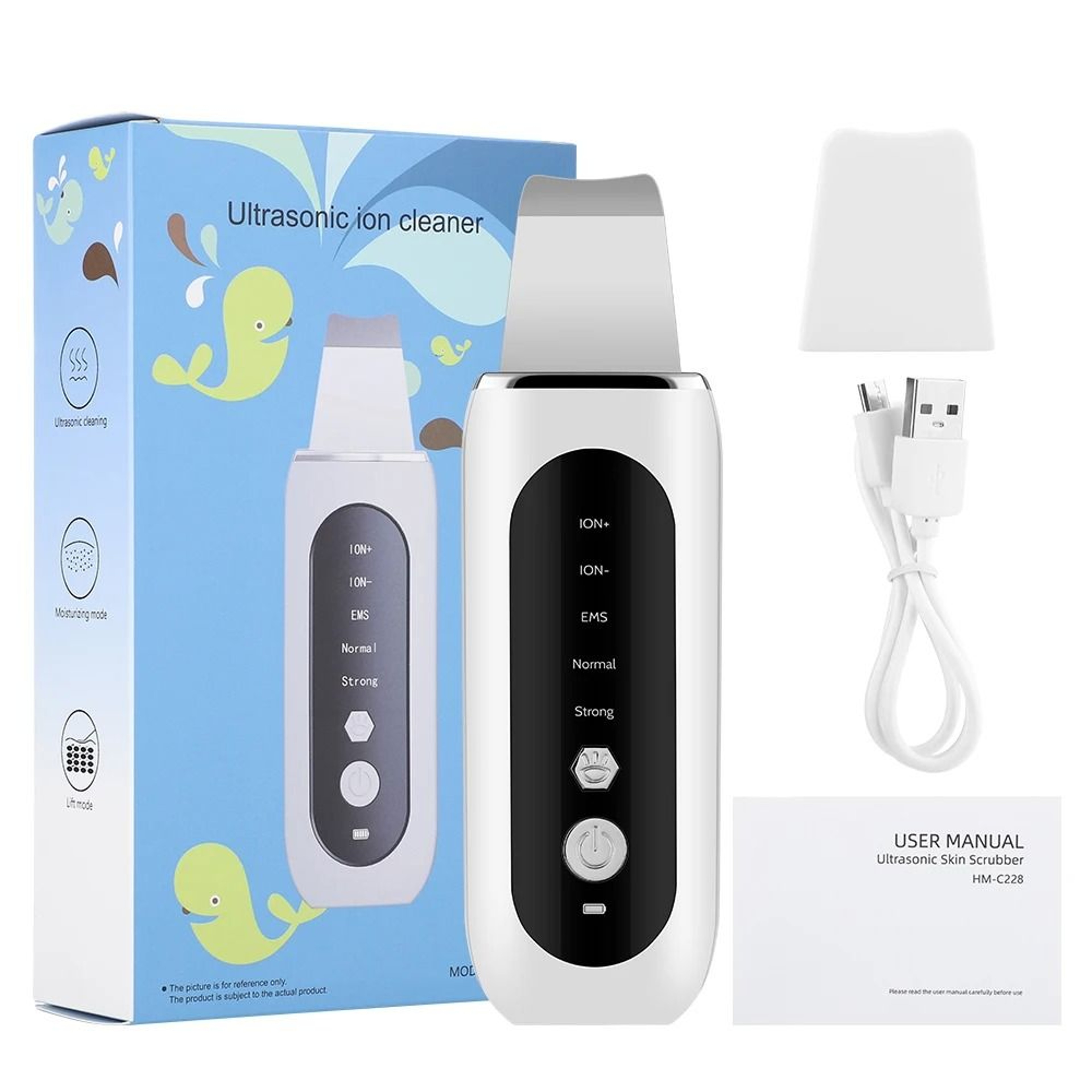 Ultrasonic Skin Scrubber And Deep Pore Facial Shovel 6