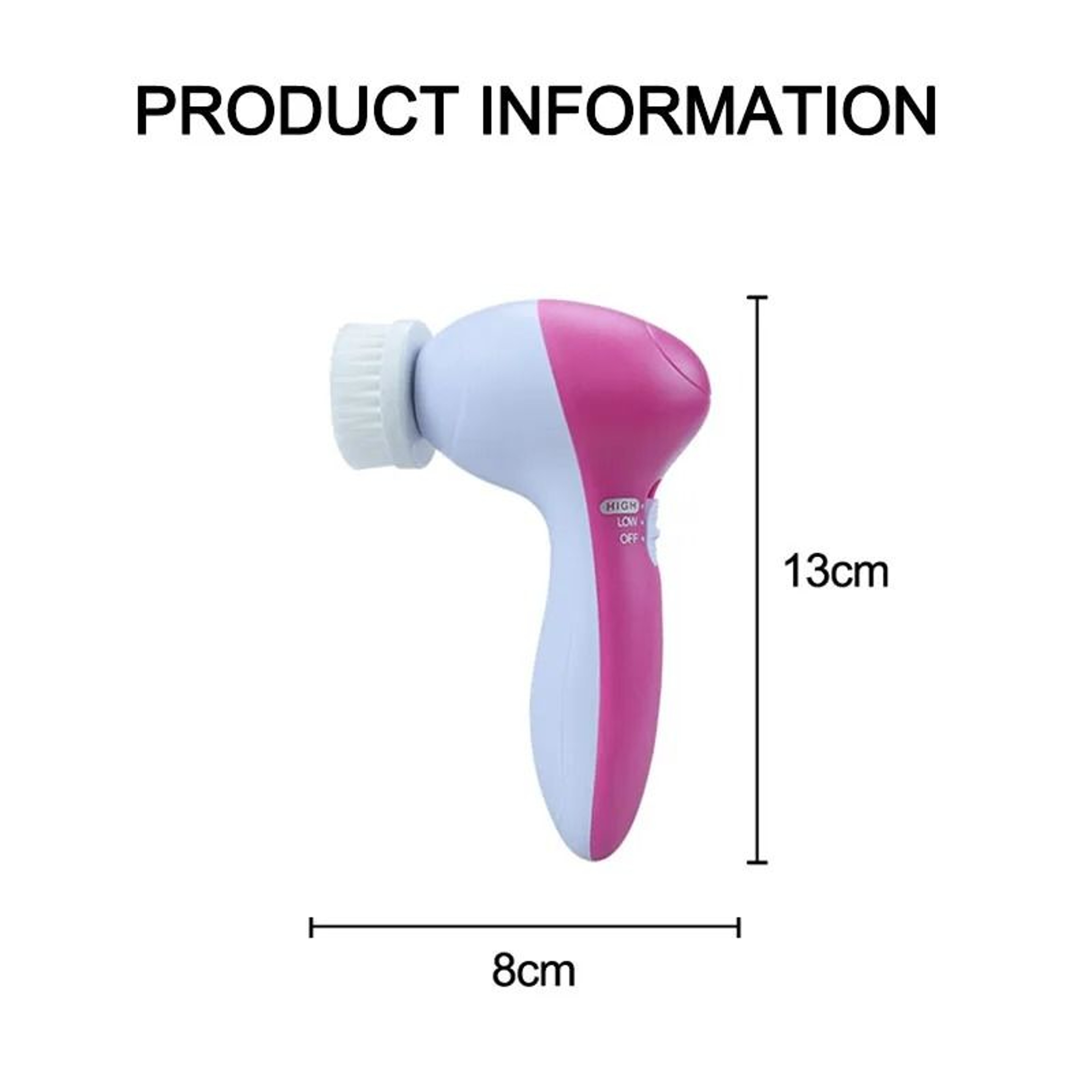 5in1 Electric Facial Cleansing Brush And Massager 4