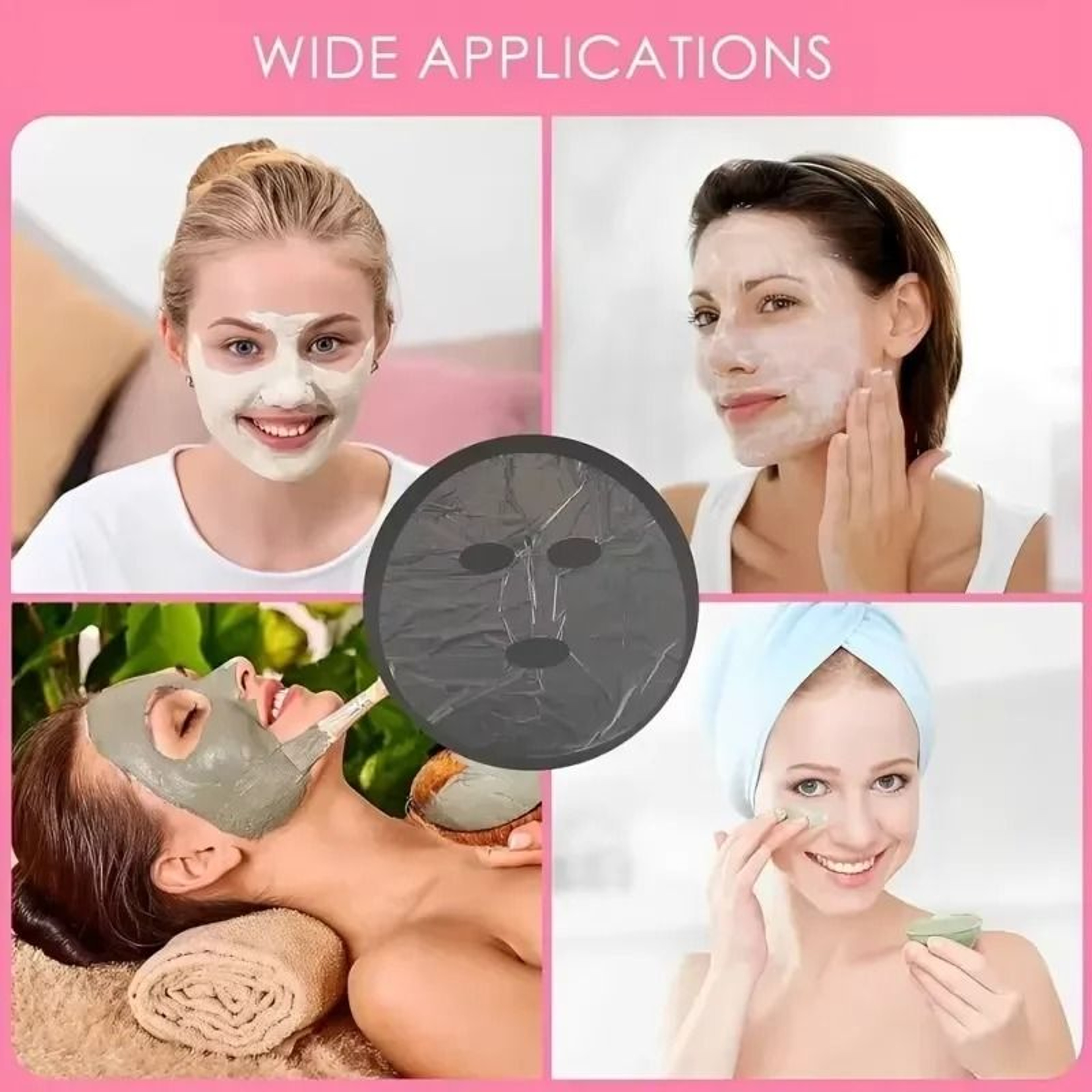 Transparent Disposable Facial Plastic Wrap Film Shields 4
