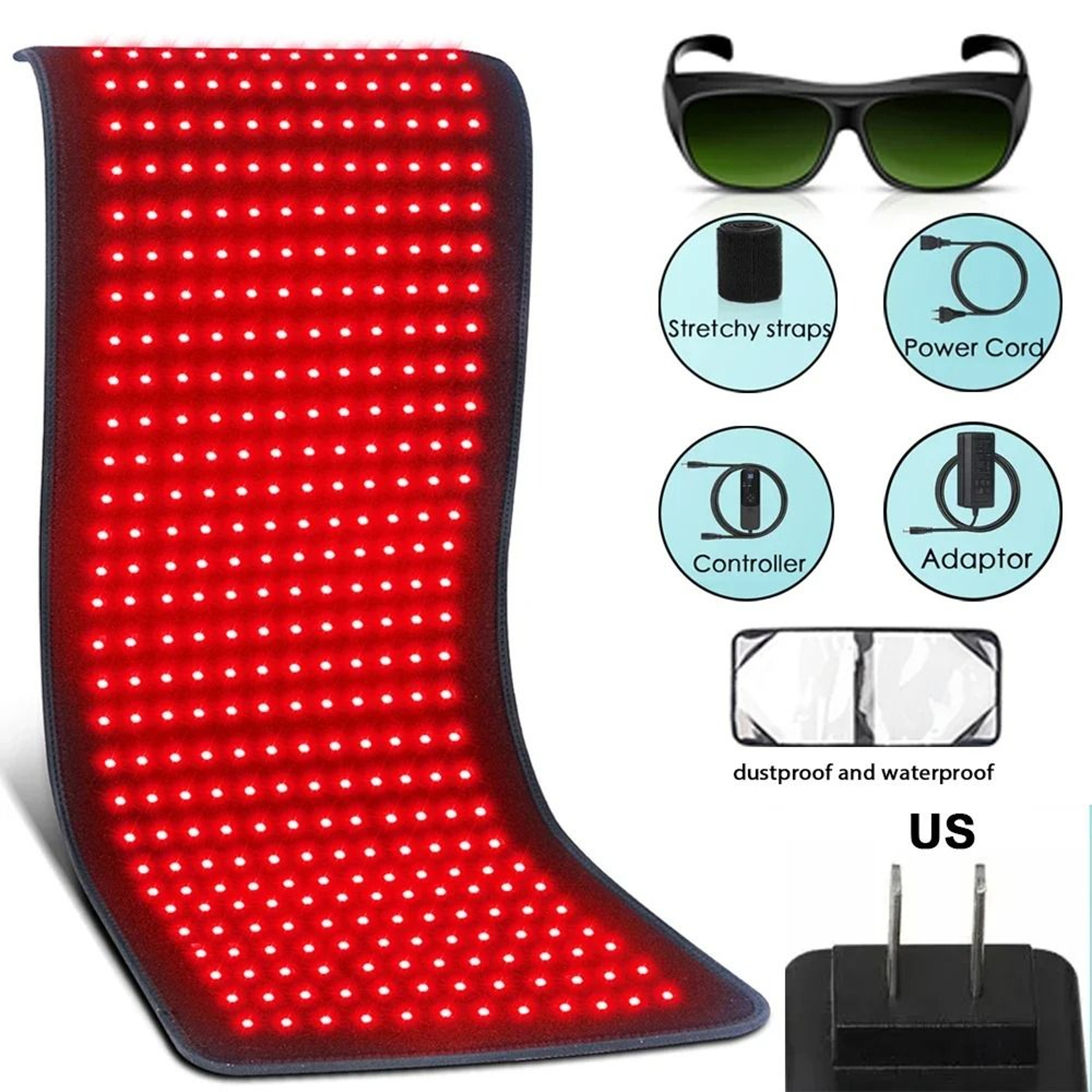 Deep Tissue Red Light Therapy Heating Pad And Body Cushion Mat 6