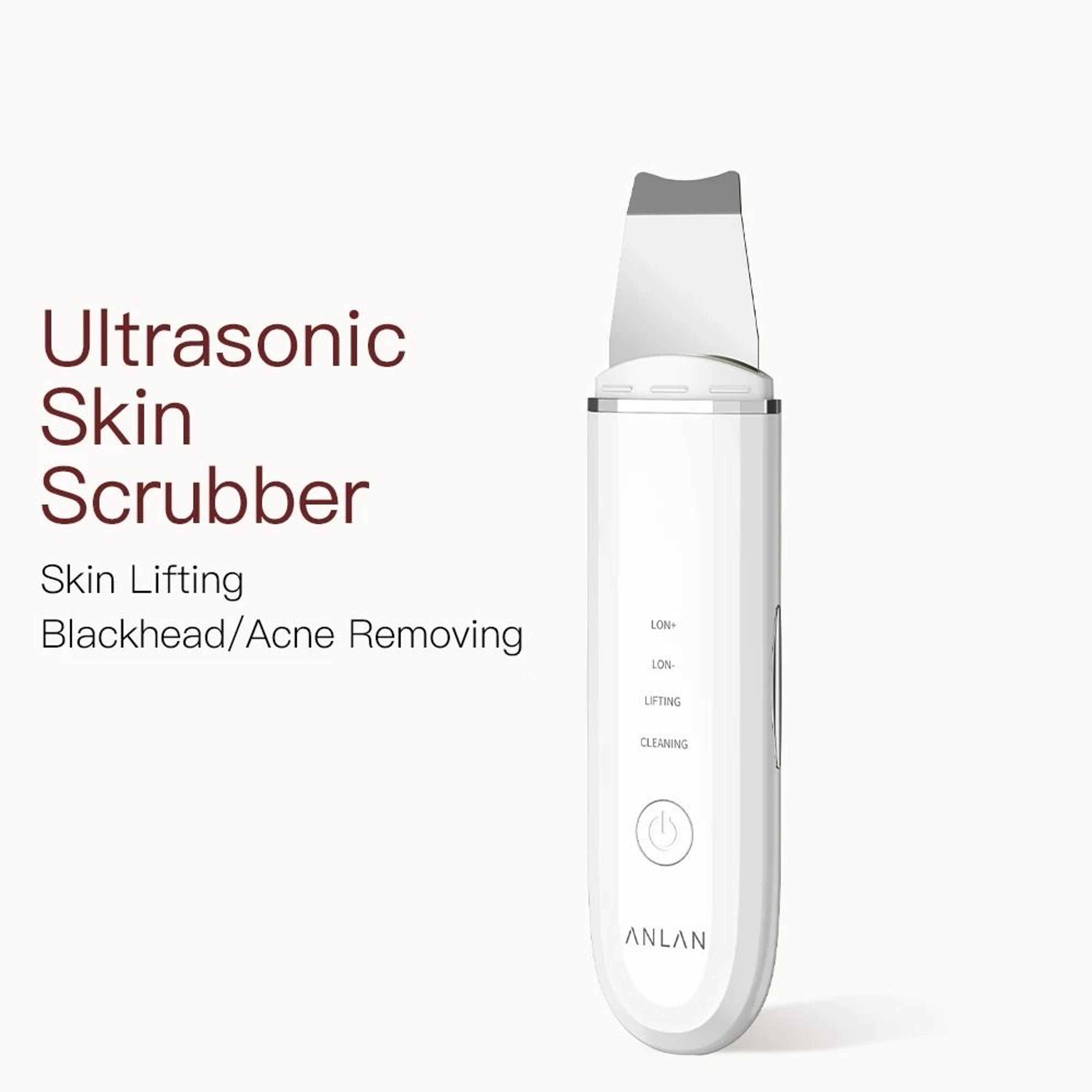 Ultrasonic Face Shrubber And Pore Deep Cleaning Device 0