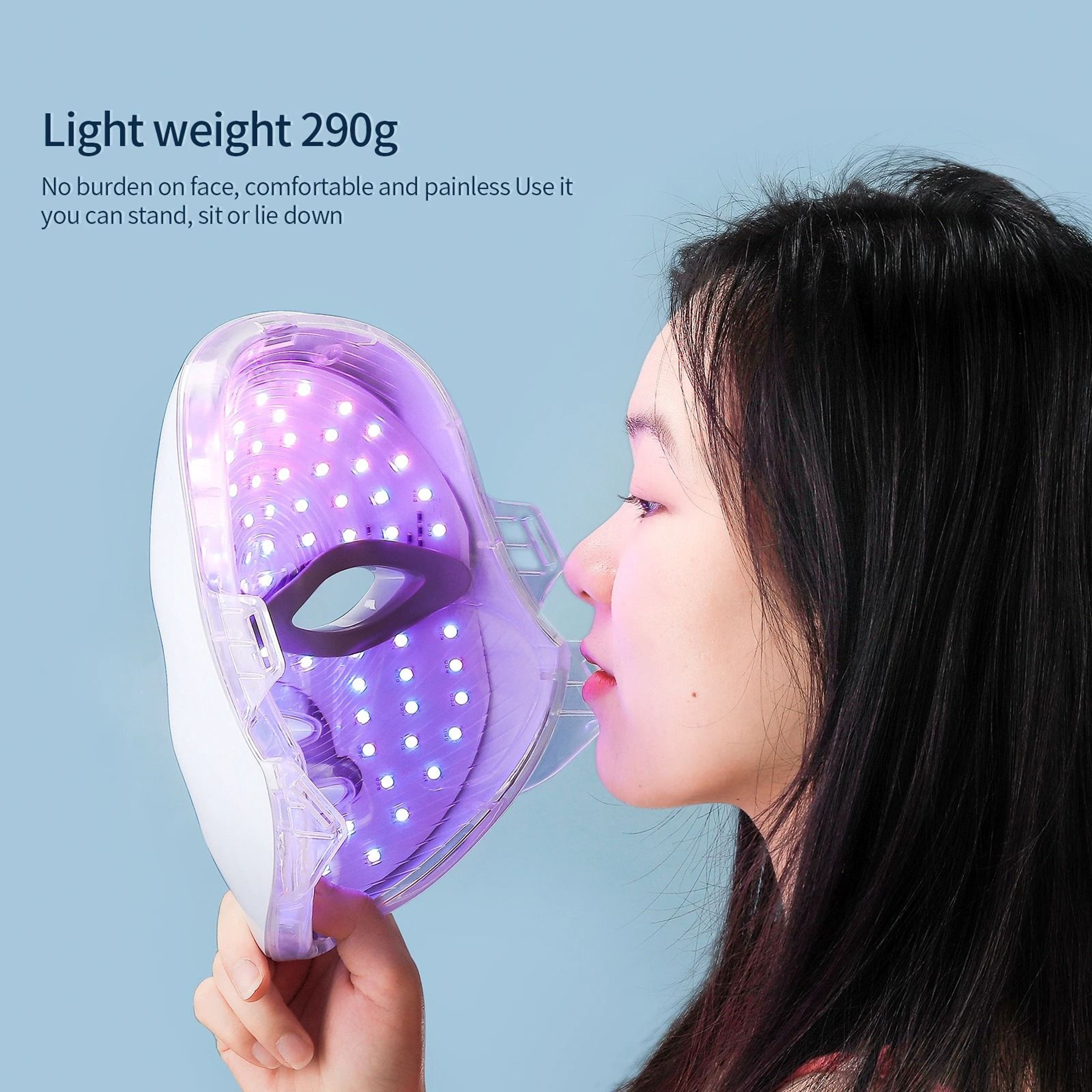 Wireless Multi Spectrum 7 Color LED Facial Beauty Mask 5