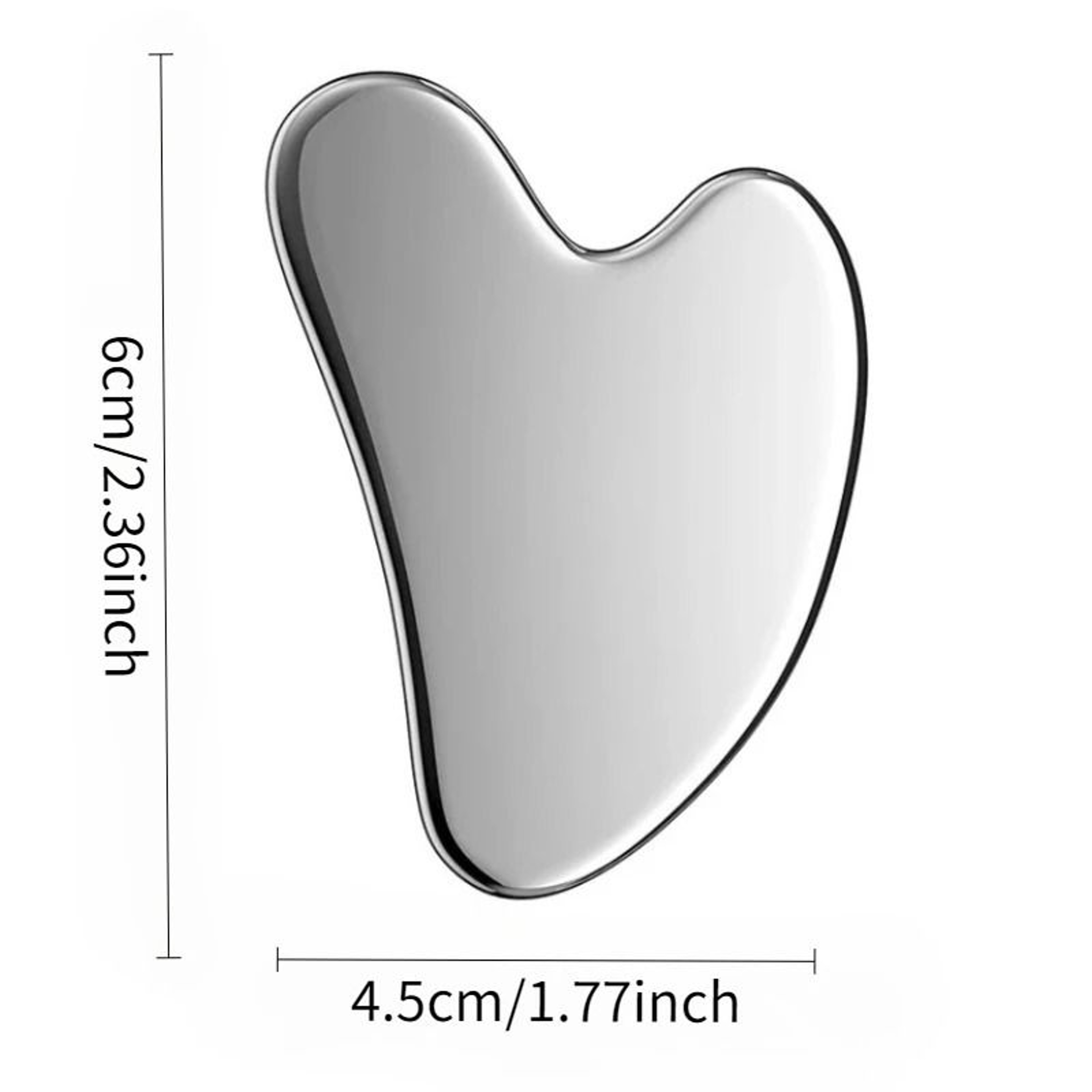 Professional Grade Stainless Steel Gua Sha Facial Sculpting Tool 5