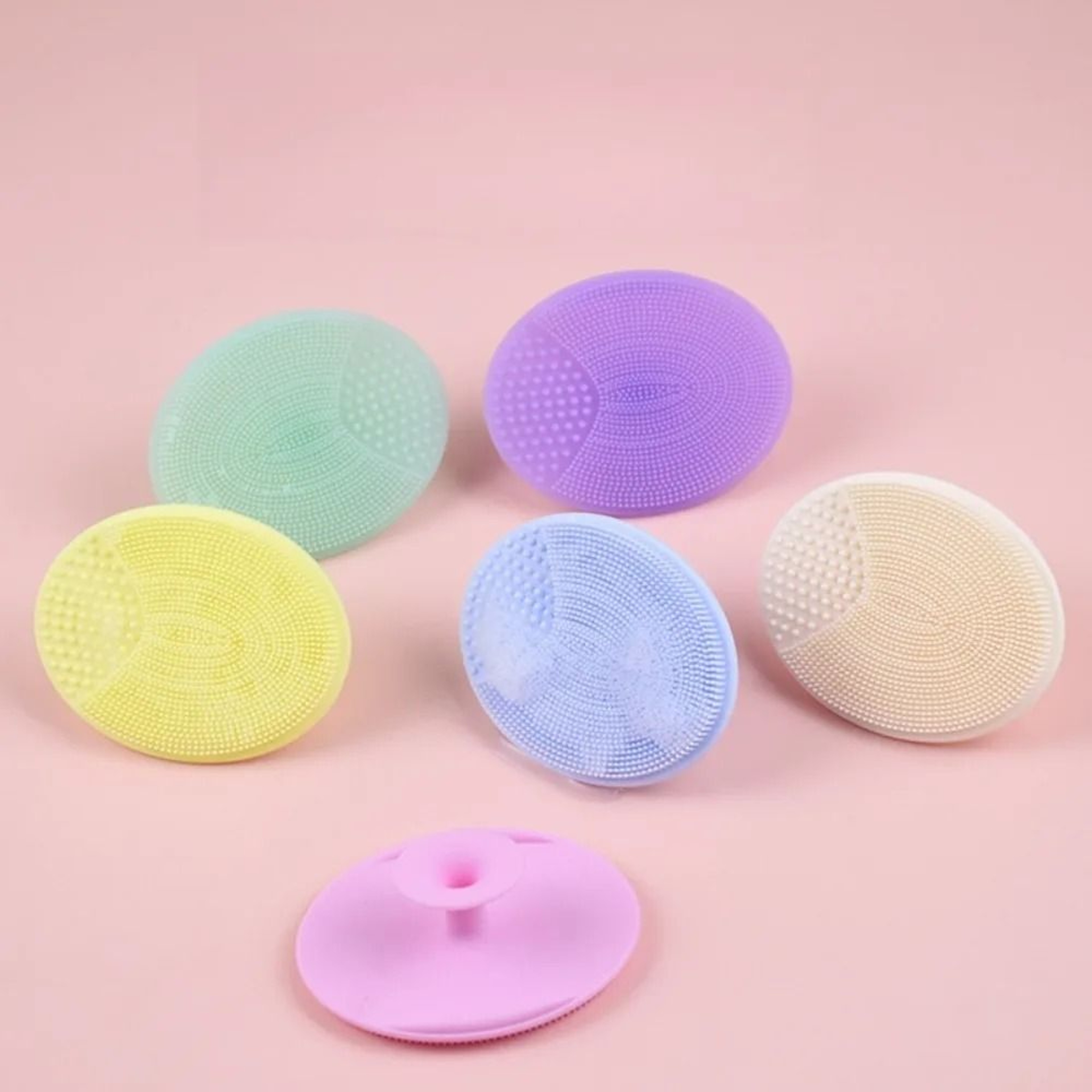 Manual Soft Silicone Facial Cleansing Brush And Exfoliating Face Scrubber 0