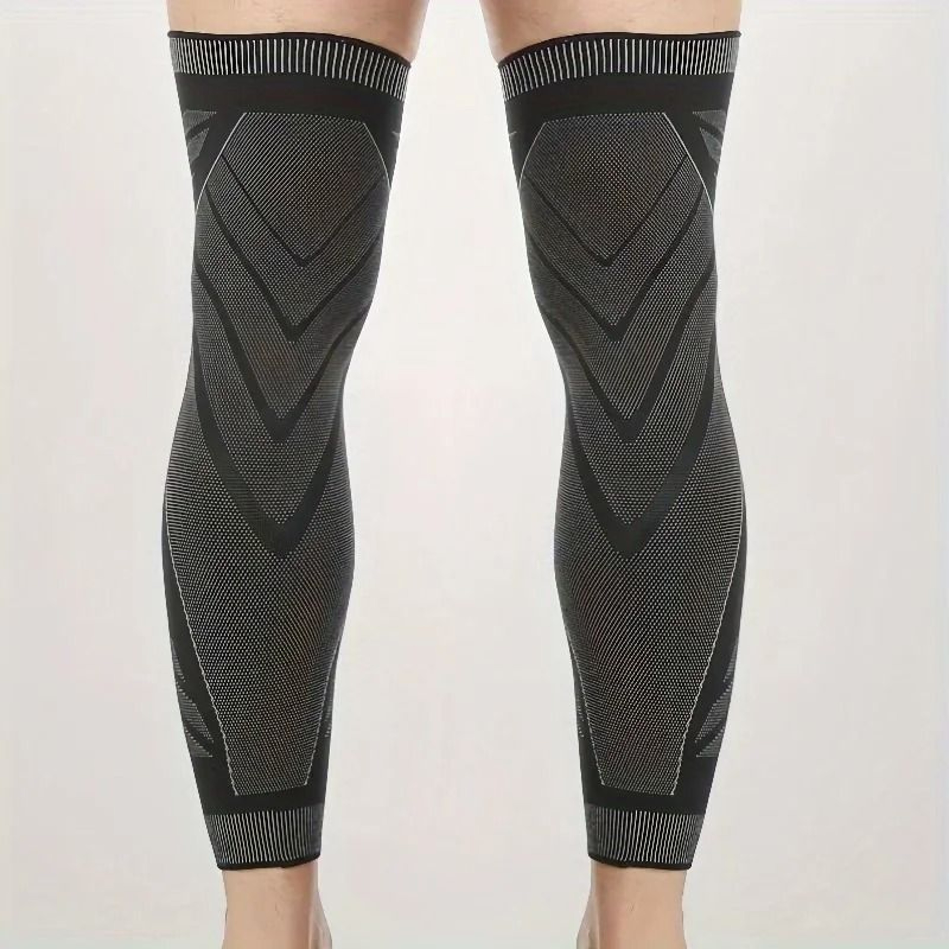 Full Length Non Slip Compression Leg And Knee Sleeve 3