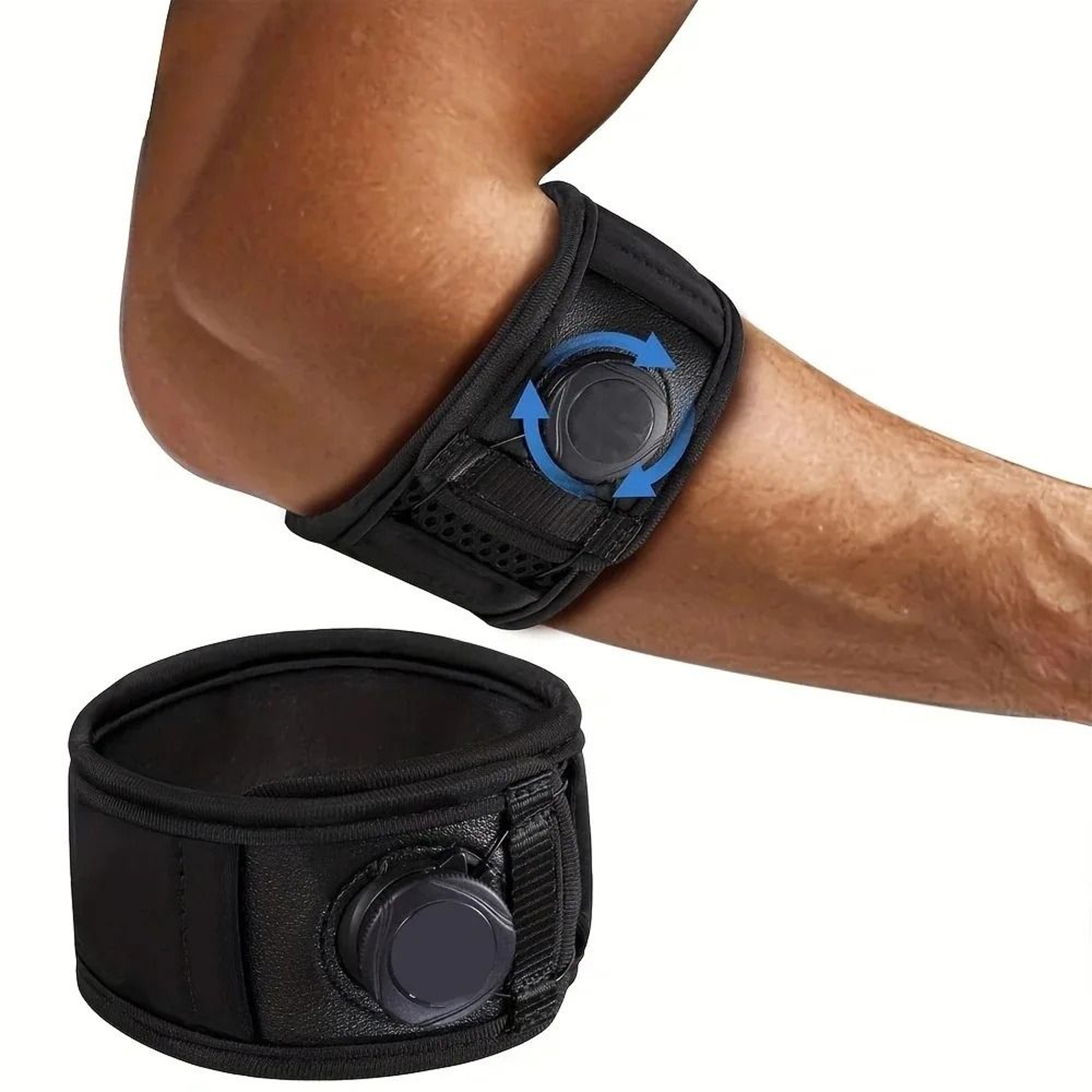 Adjustable Knob Tennis Elbow Counterforce Brace Strap 6